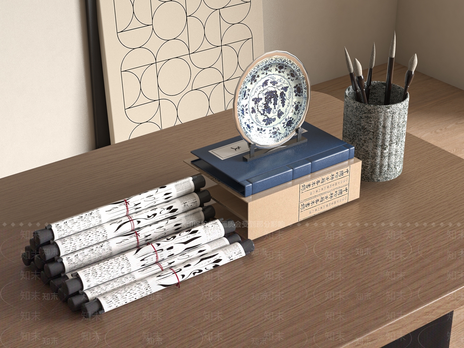 书籍3D模型下载【ID:1181825452】