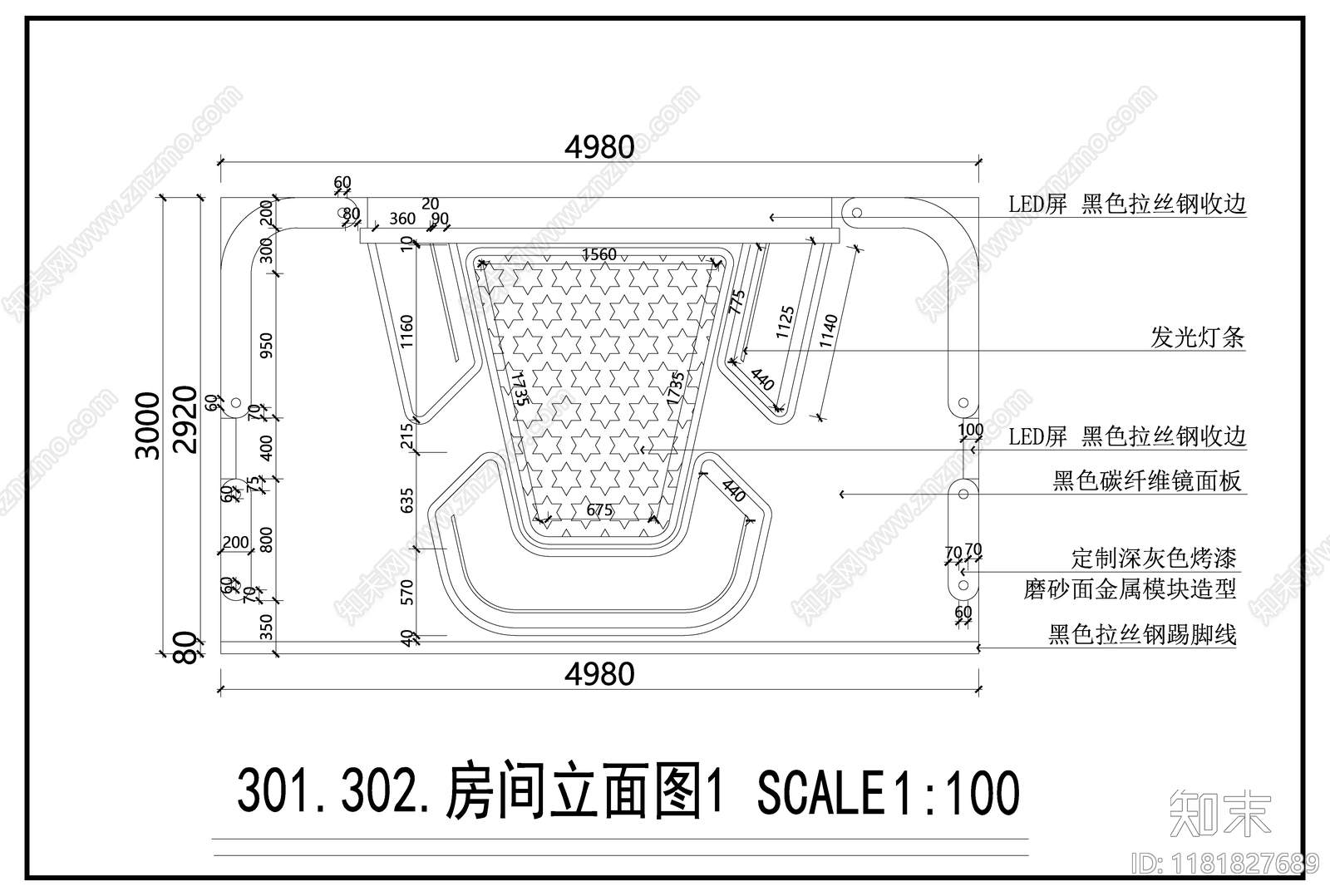 现代KTVcad施工图下载【ID:1181827689】