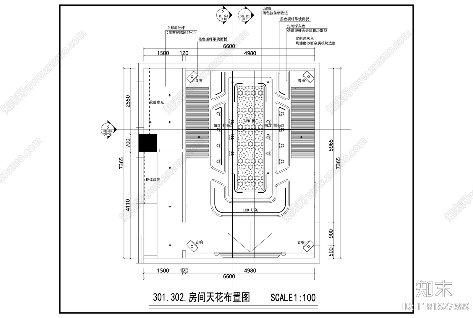 现代KTVcad施工图下载【ID:1181827689】