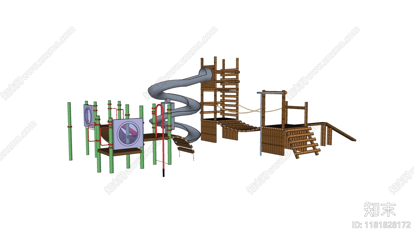 游乐设施SU模型下载【ID:1181828172】