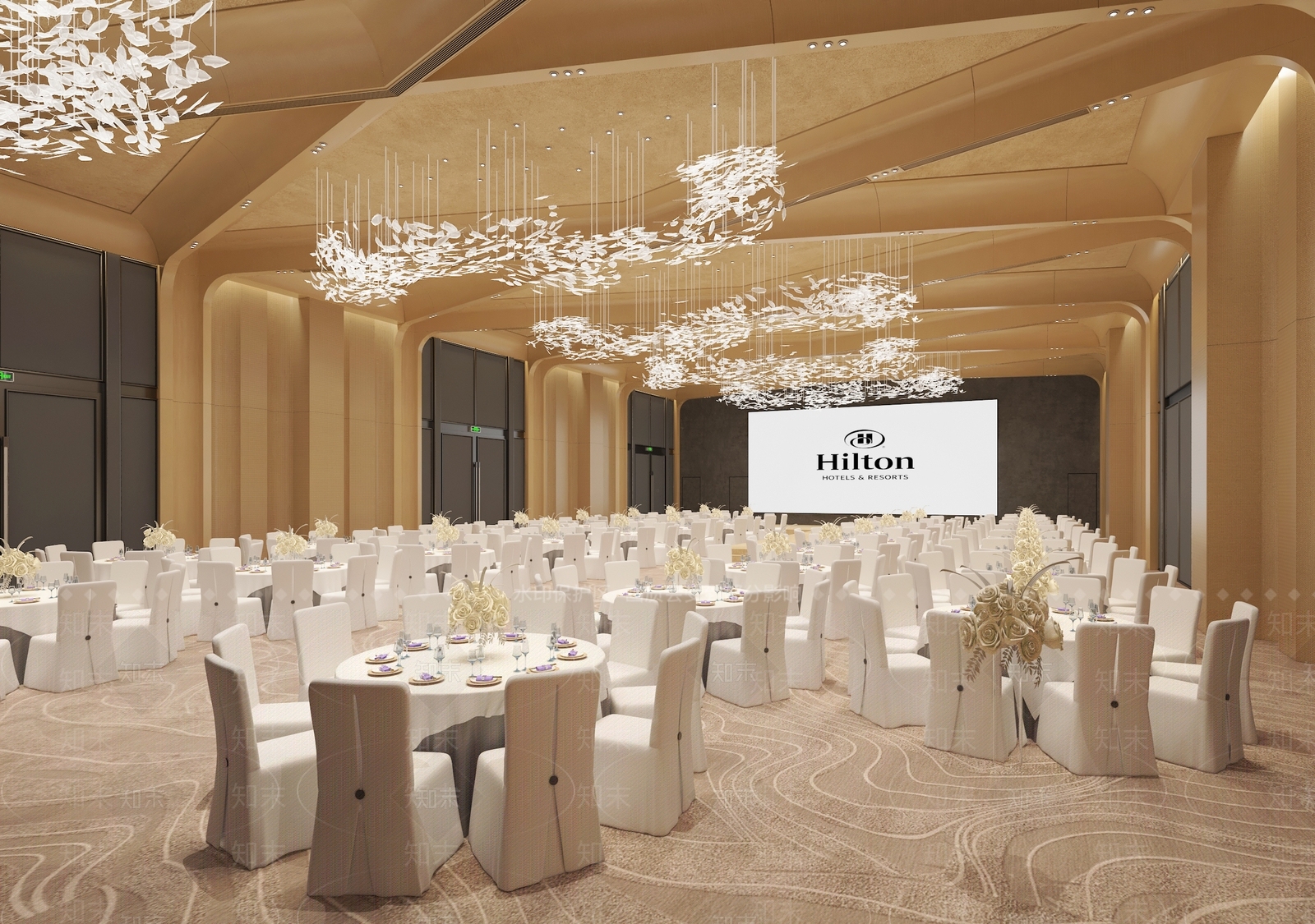 现代酒店3D模型下载【ID:1181828327】