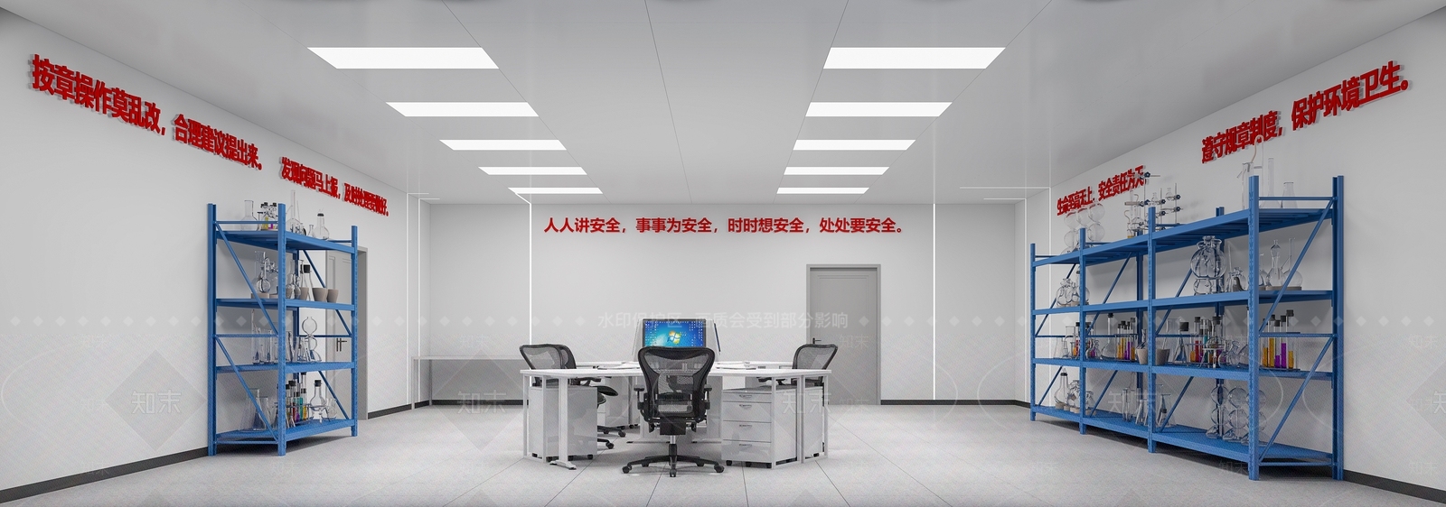 现代实验室3D模型下载【ID:1181830833】