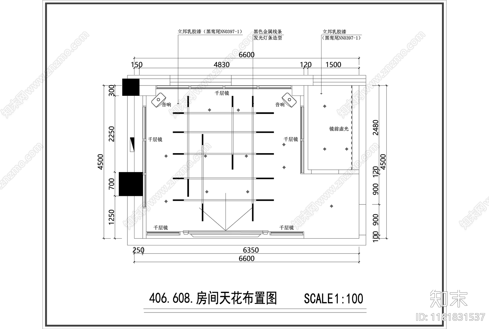 现代轻奢KTVcad施工图下载【ID:1181831537】