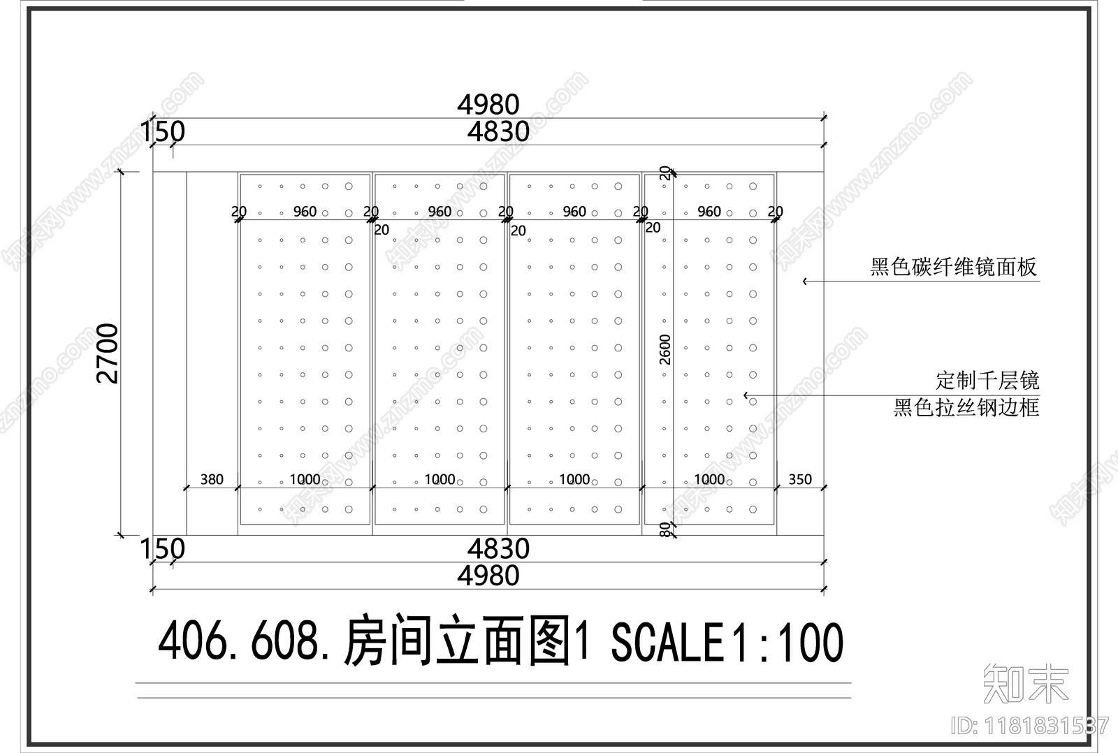 现代轻奢KTVcad施工图下载【ID:1181831537】