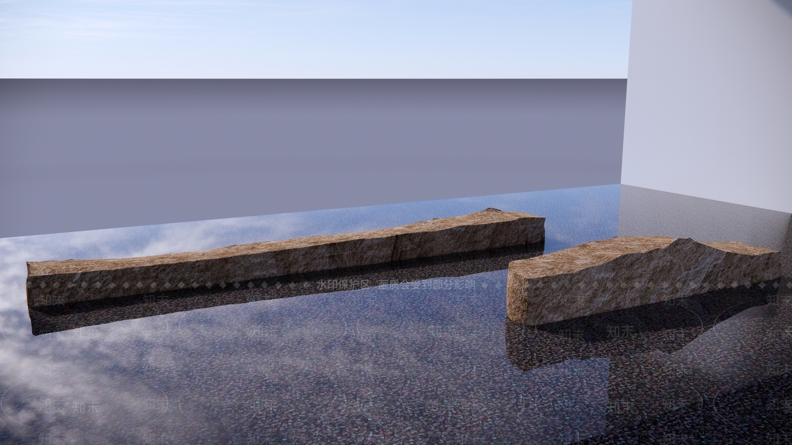 新中式日式石头SU模型下载【ID:1181835102】