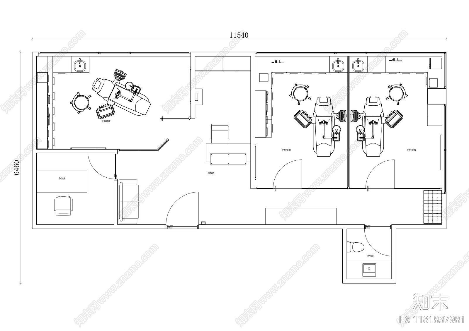 现代医院施工图下载【ID:1181837981】