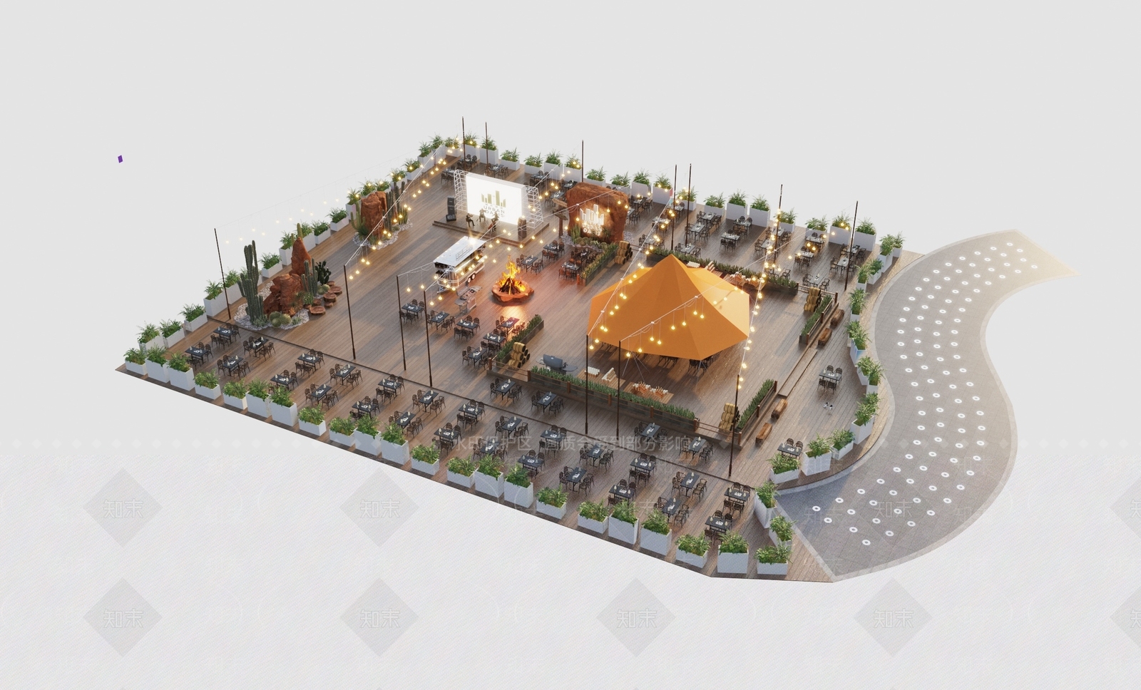 现代其他娱乐空间3D模型下载【ID:1181838500】
