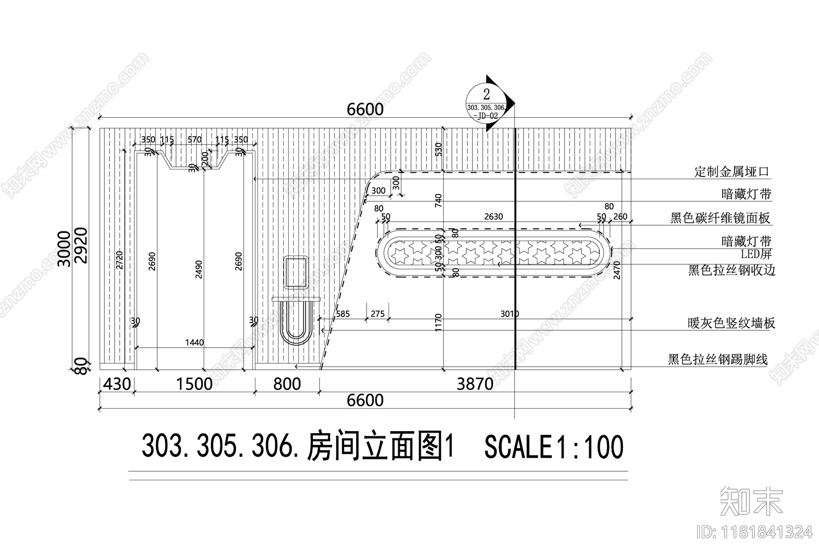 现代KTVcad施工图下载【ID:1181841324】
