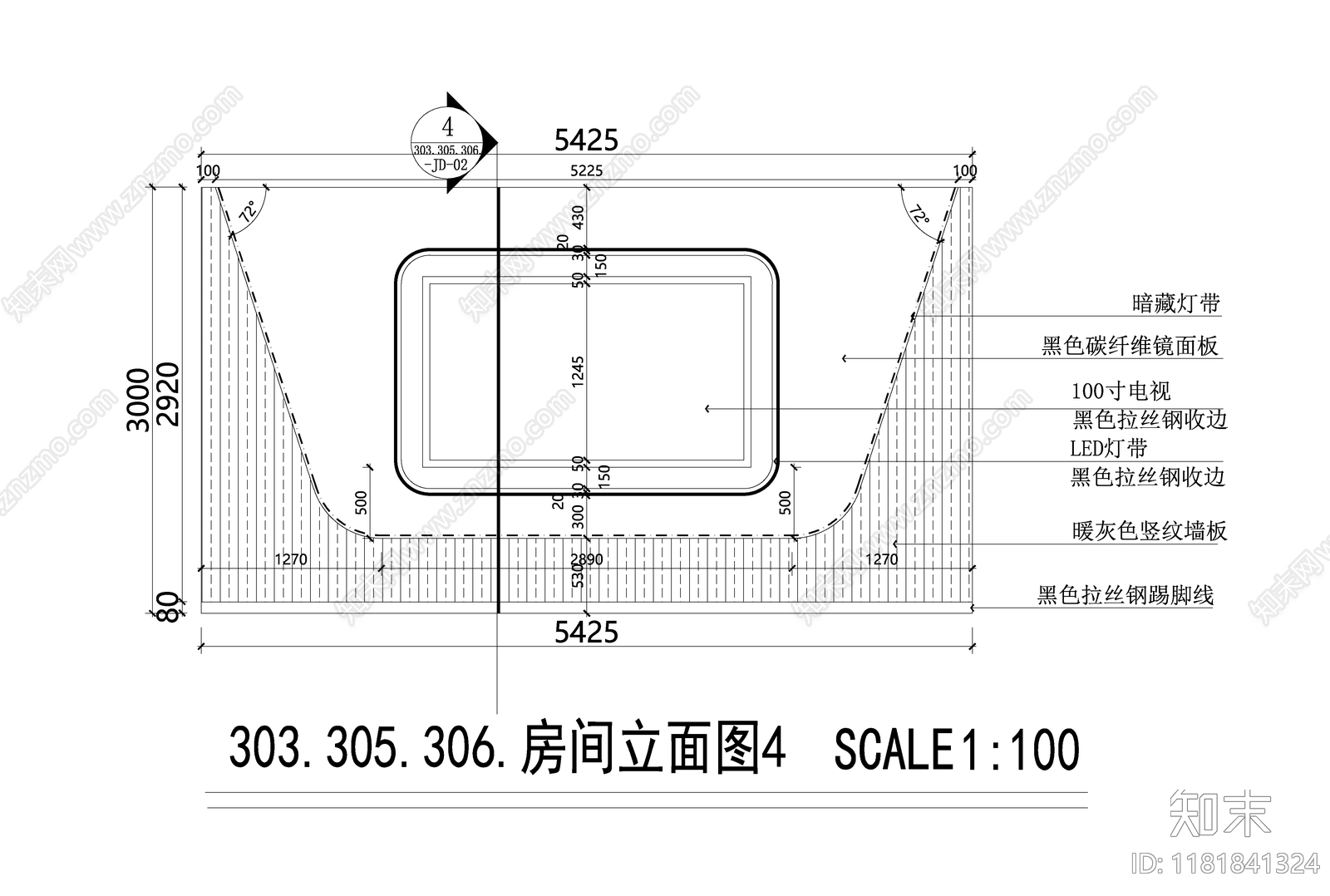 现代KTVcad施工图下载【ID:1181841324】