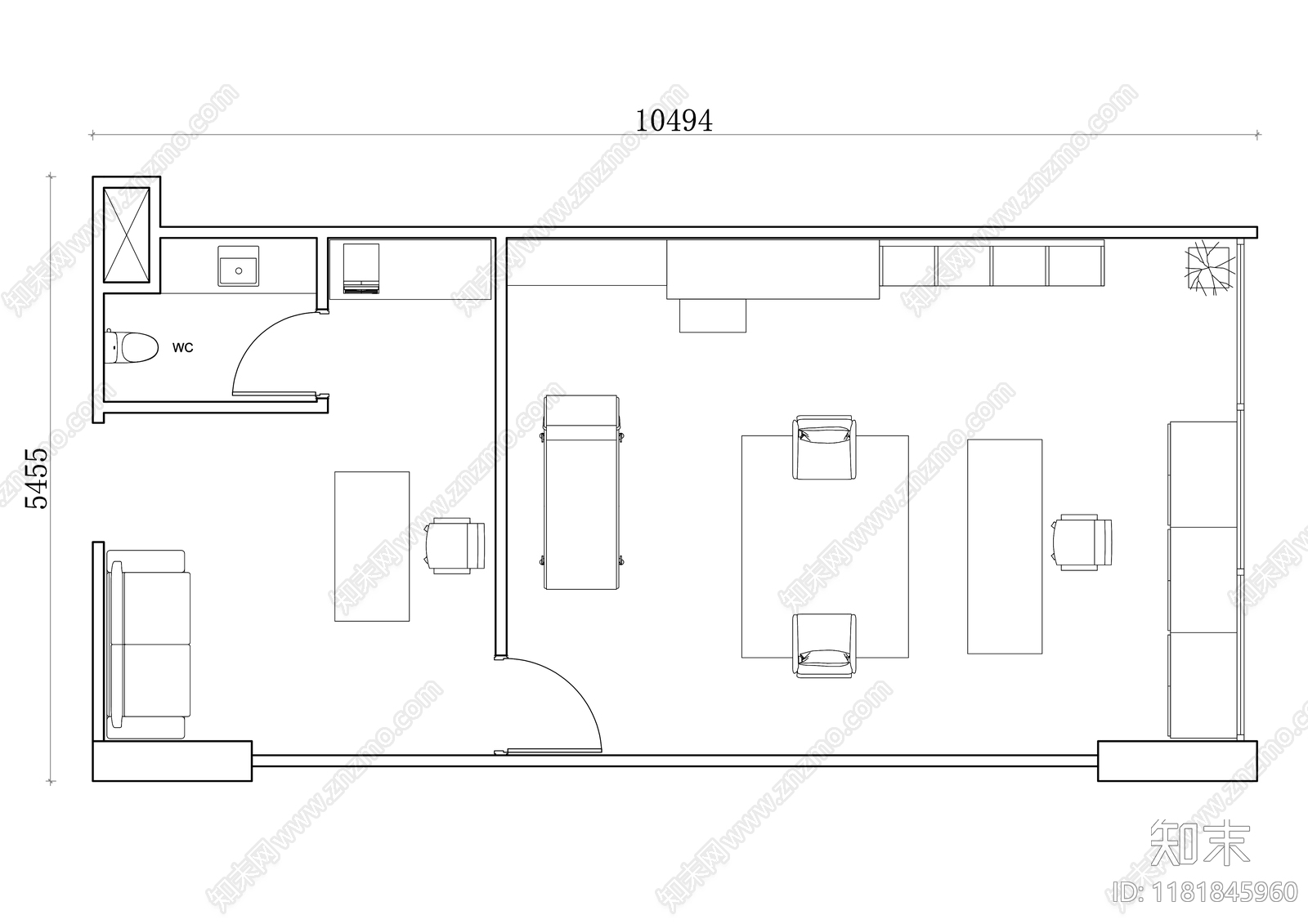 现代医院施工图下载【ID:1181845960】