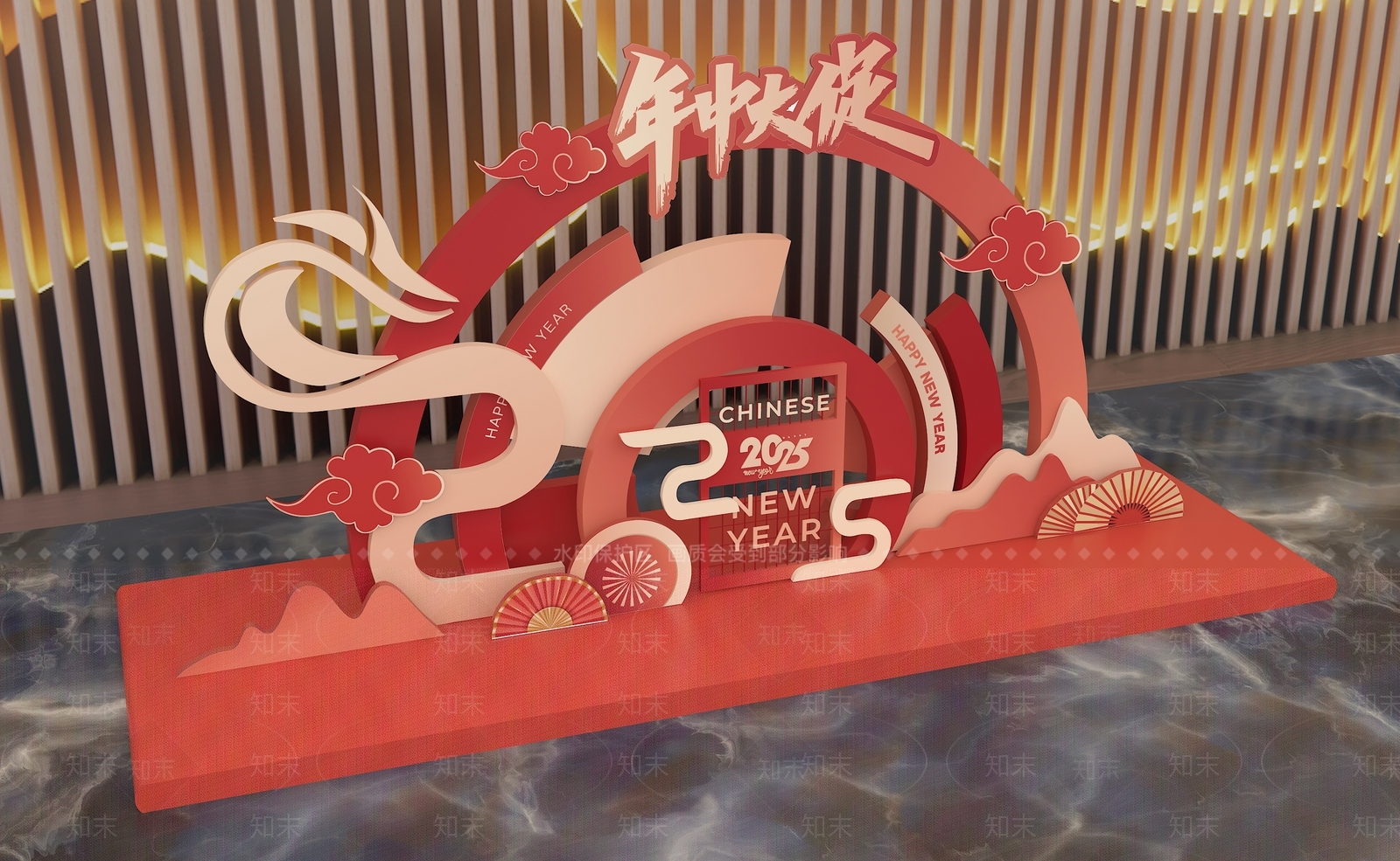现代美陈3D模型下载【ID:1181851141】