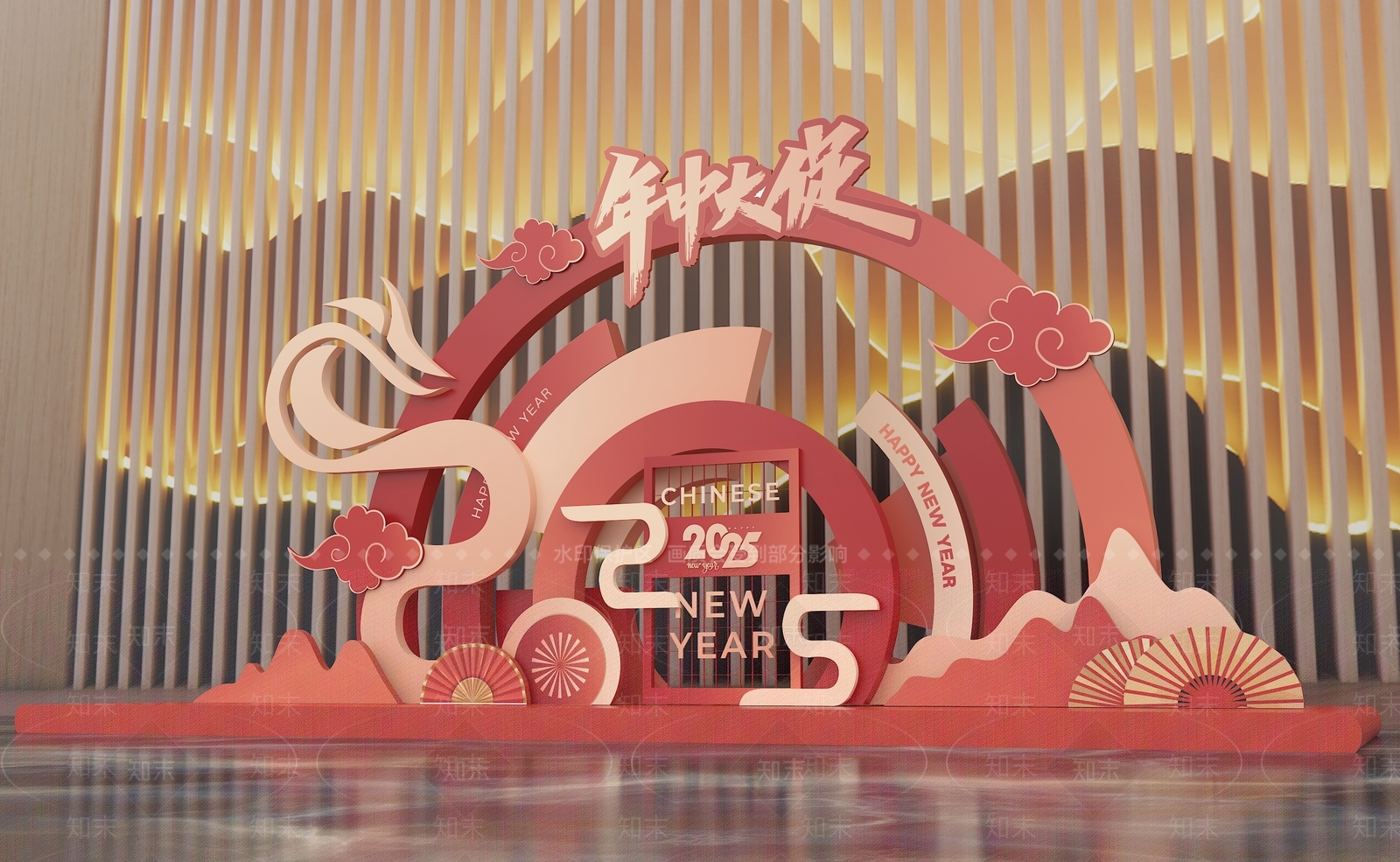 现代美陈3D模型下载【ID:1181851141】
