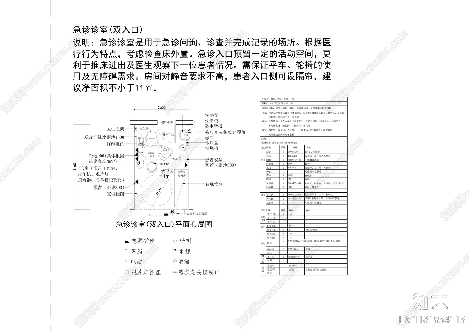 现代医院cad施工图下载【ID:1181854115】