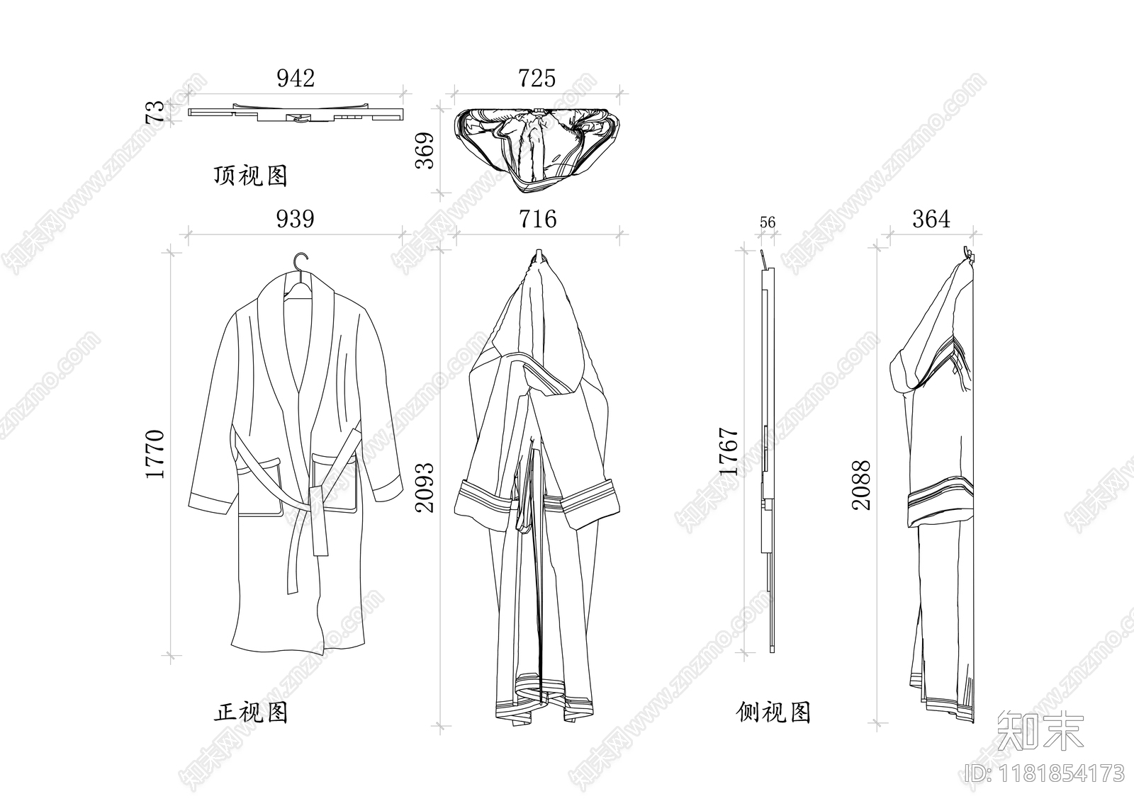 现代服装鞋帽cad施工图下载【ID:1181854173】