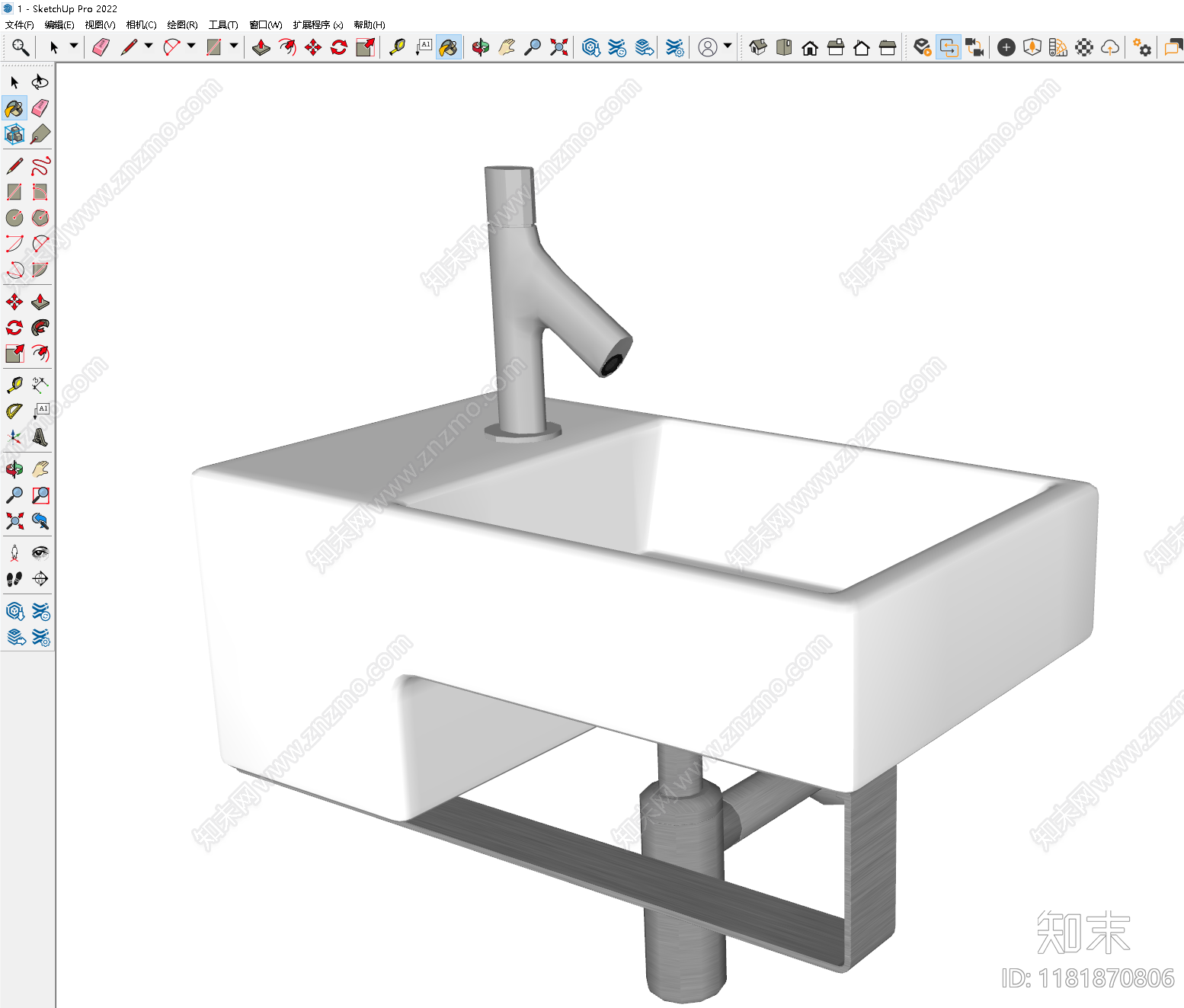 洗手台SU模型下载【ID:1181870806】