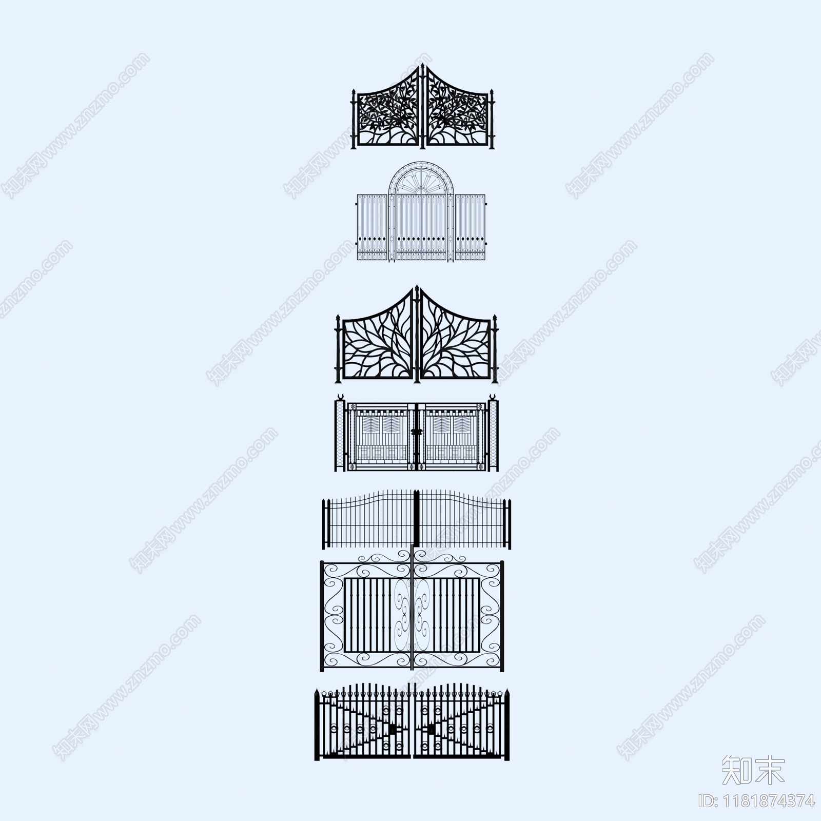 现代其他门3D模型下载【ID:1181874374】