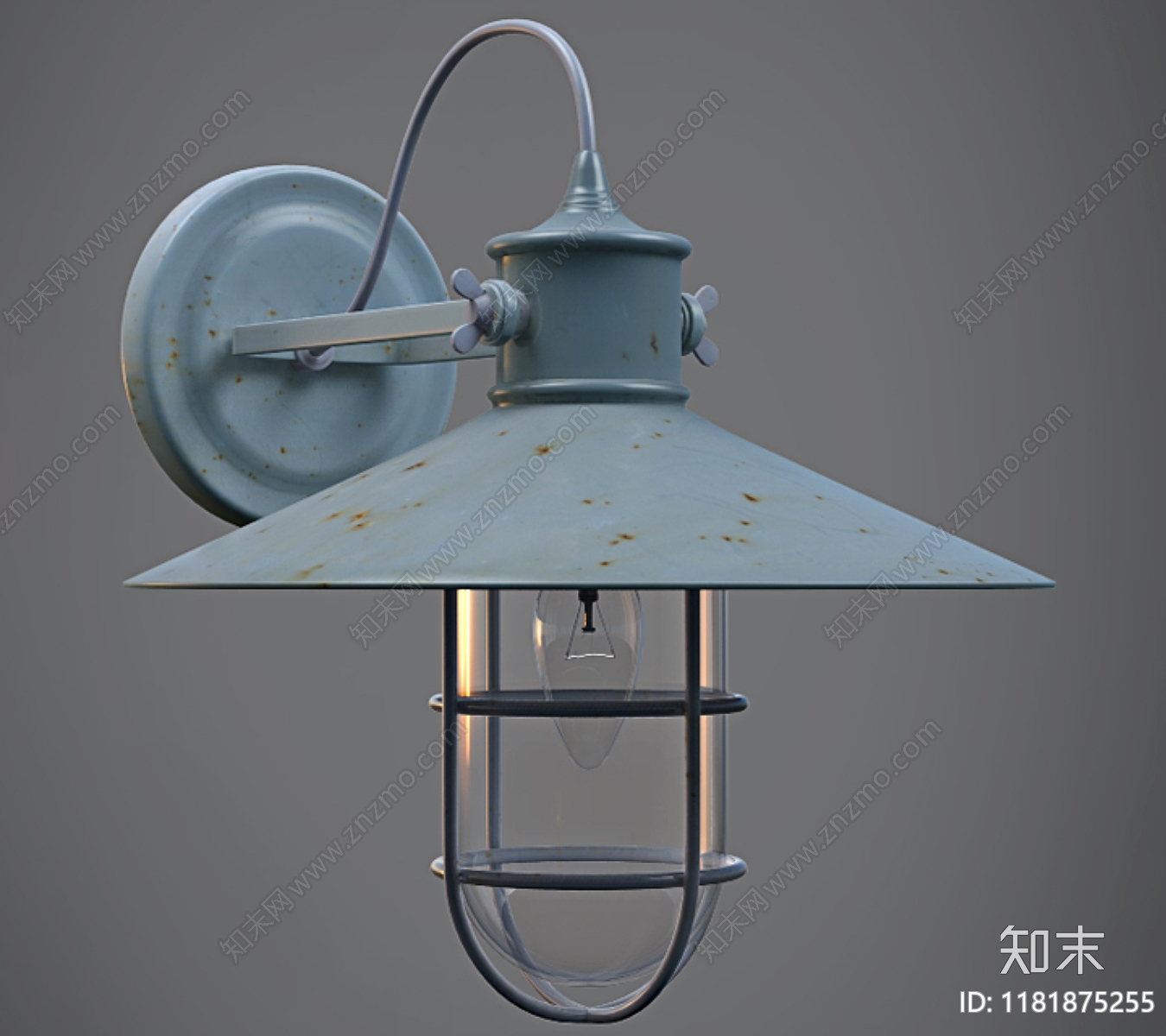 简欧工业壁灯3D模型下载【ID:1181875255】