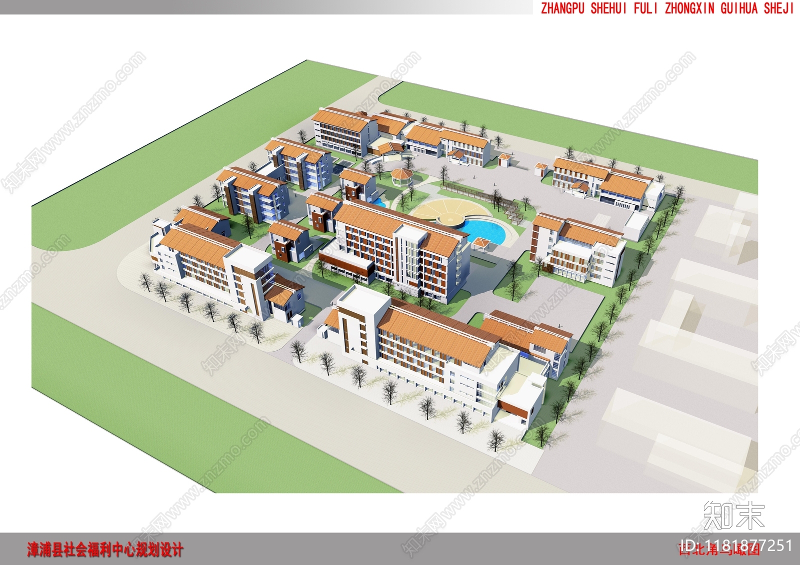 现代医院建筑cad施工图下载【ID:1181877251】