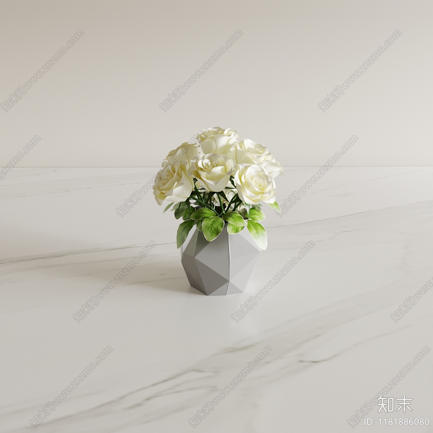 现代花瓶3D模型下载【ID:1181886080】