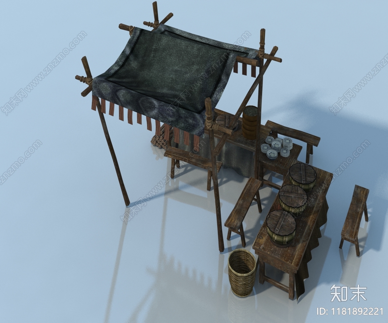 现代单人沙发3D模型下载【ID:1181892221】