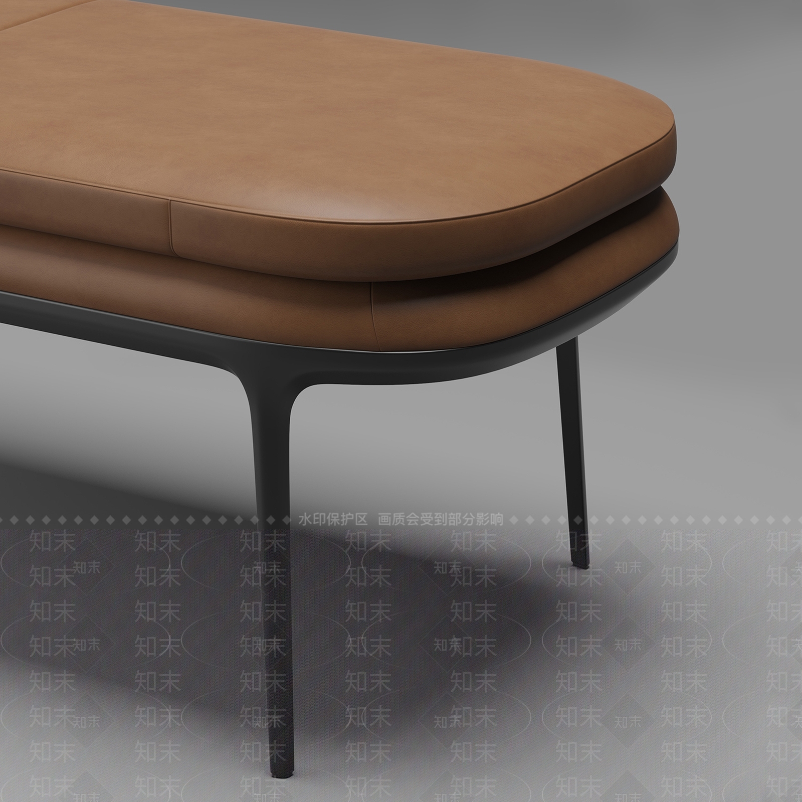 现代床尾凳3D模型下载【ID:1181900727】
