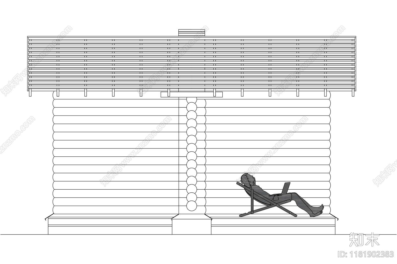 立面图施工图下载【ID:1181902383】