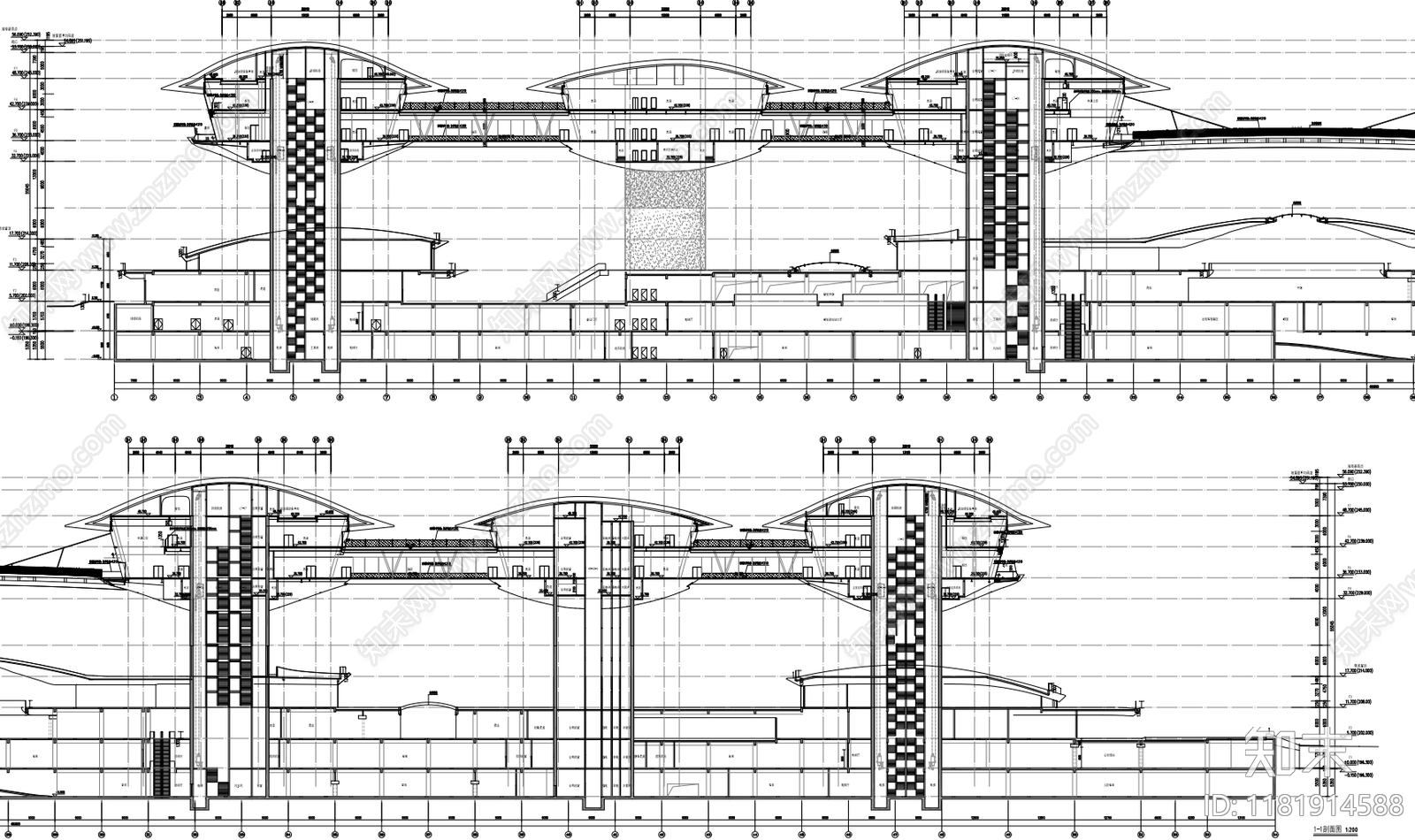 现代其他交通建筑cad施工图下载【ID:1181914588】