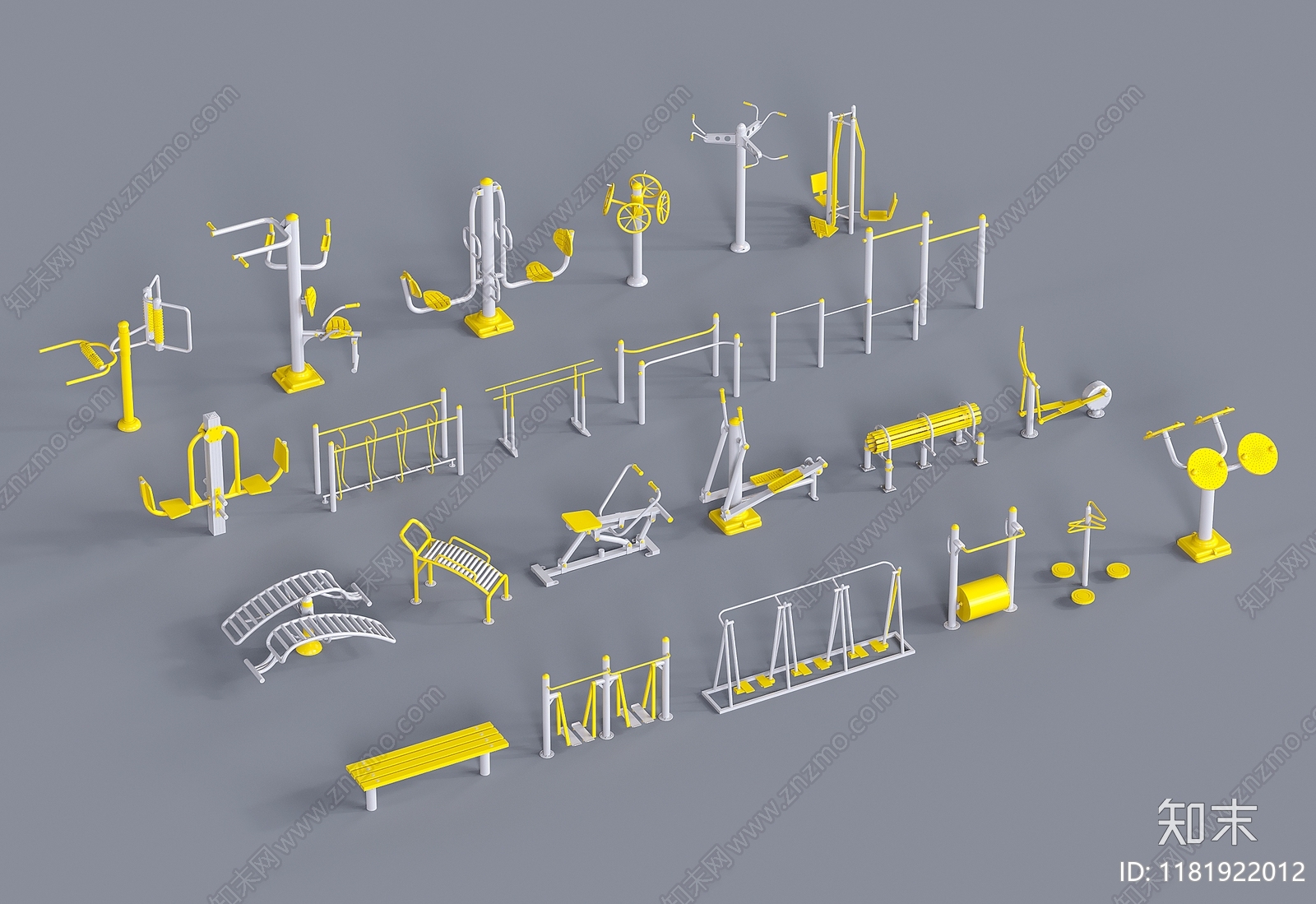 运动器材3D模型下载【ID:1181922012】