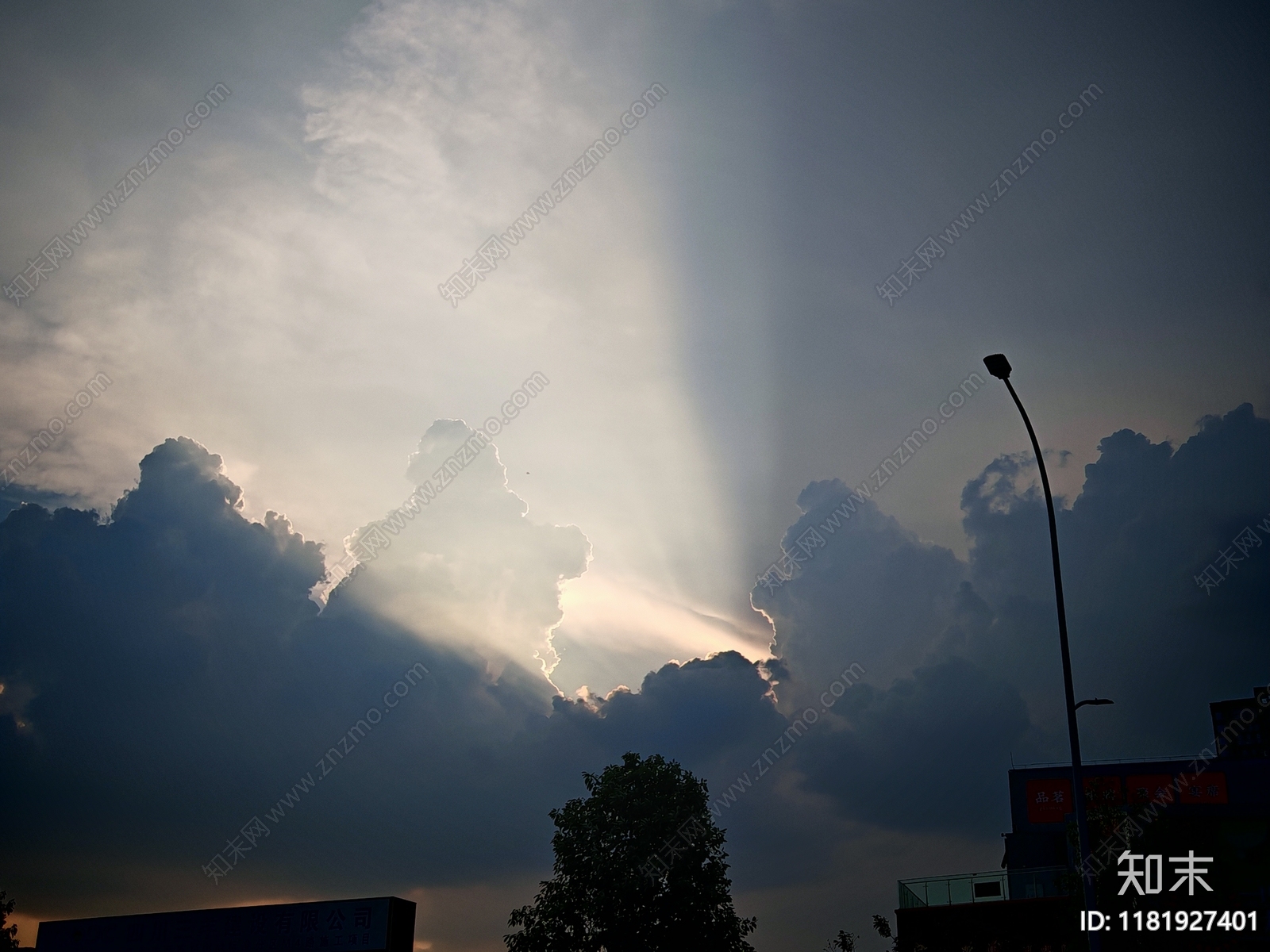 中式天空外景贴图下载【ID:1181927401】