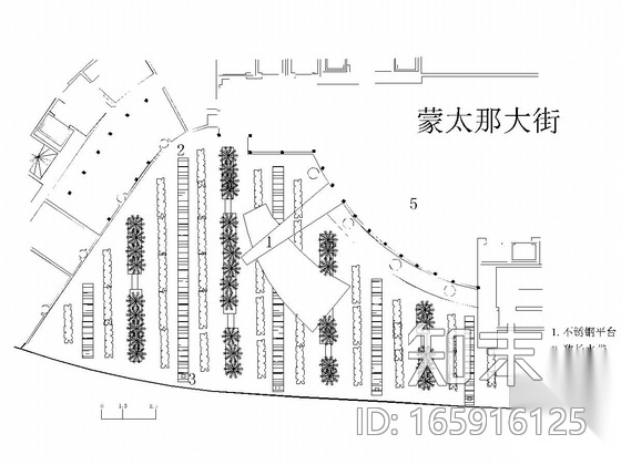 西方23个现代公园平面图集锦（CAD文件）cad施工图下载【ID:165916125】