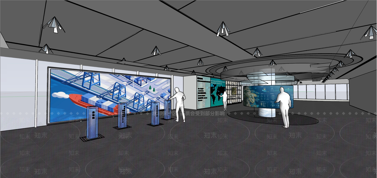 现代工业其他文化空间SU模型下载【ID:1181934146】