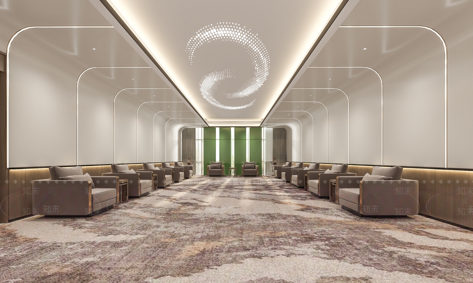 现代简约接待室3D模型下载【ID:1181939048】
