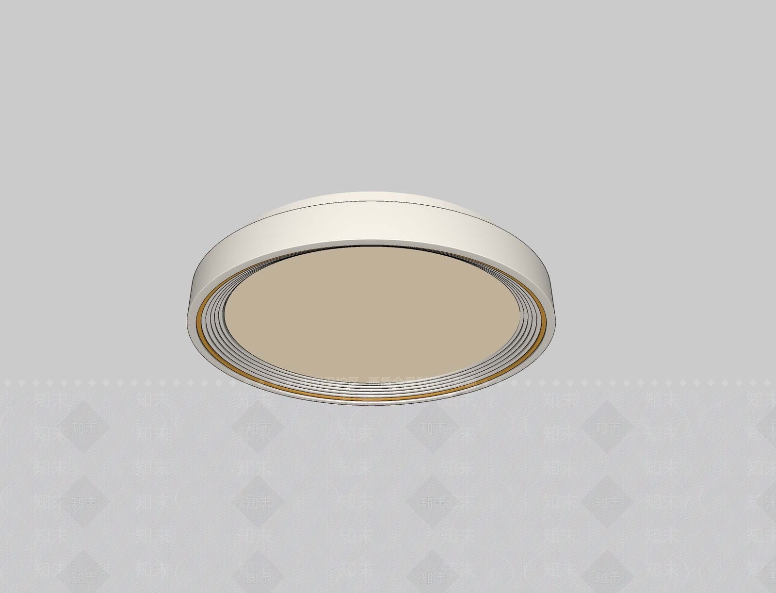 现代吸顶灯SU模型下载【ID:1181941190】