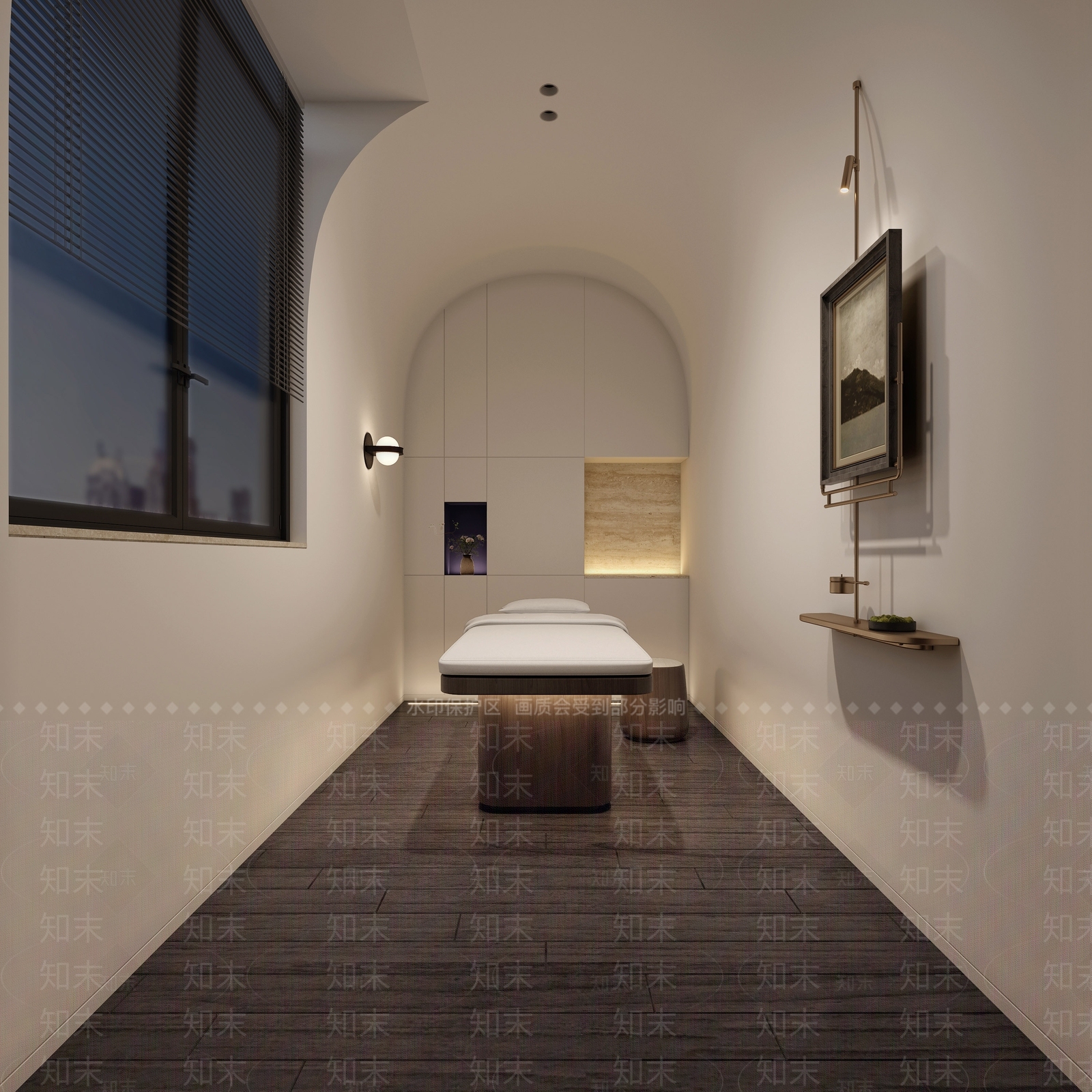 现代极简足浴店3D模型下载【ID:1181955608】
