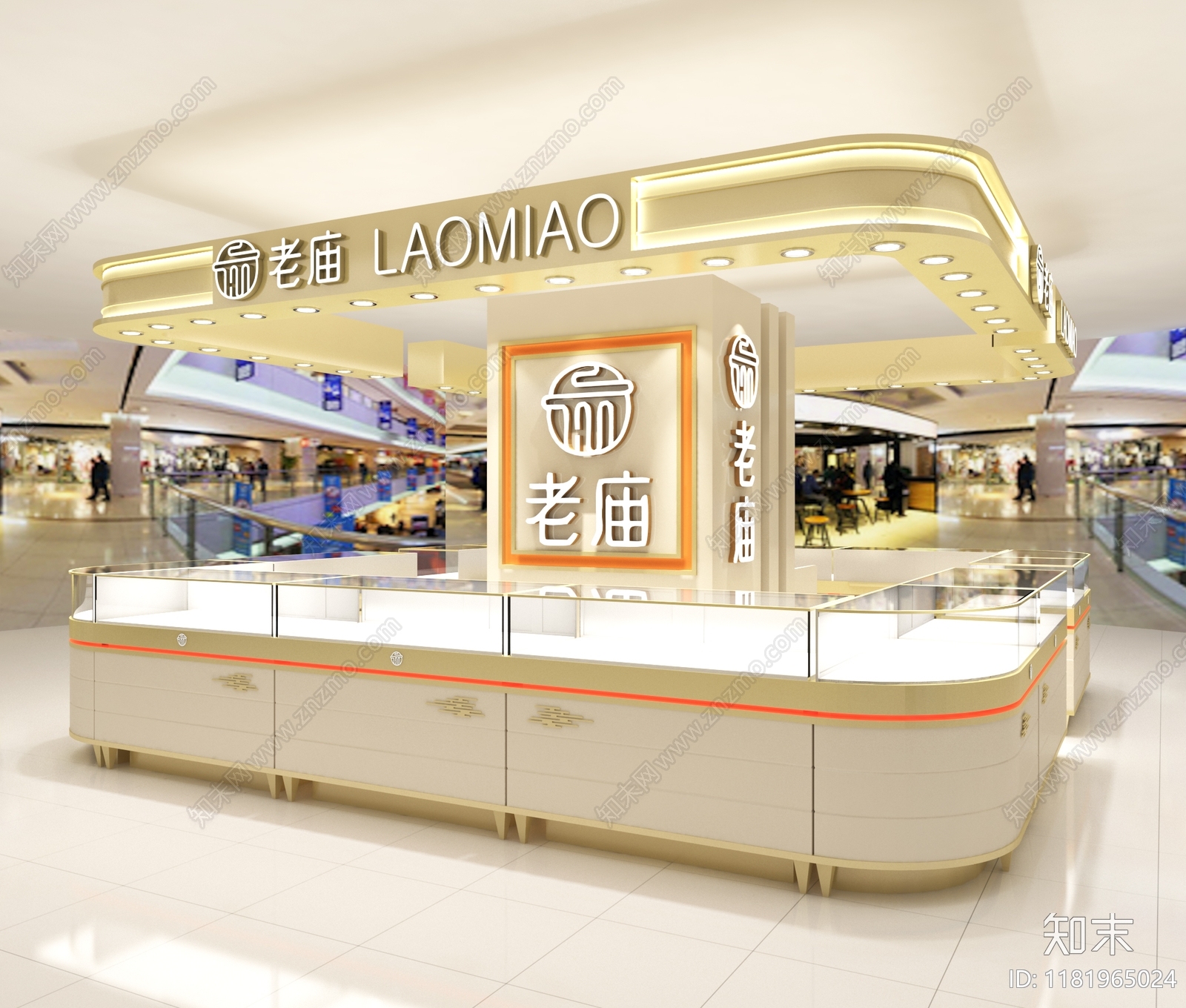 新中式珠宝店3D模型下载【ID:1181965024】