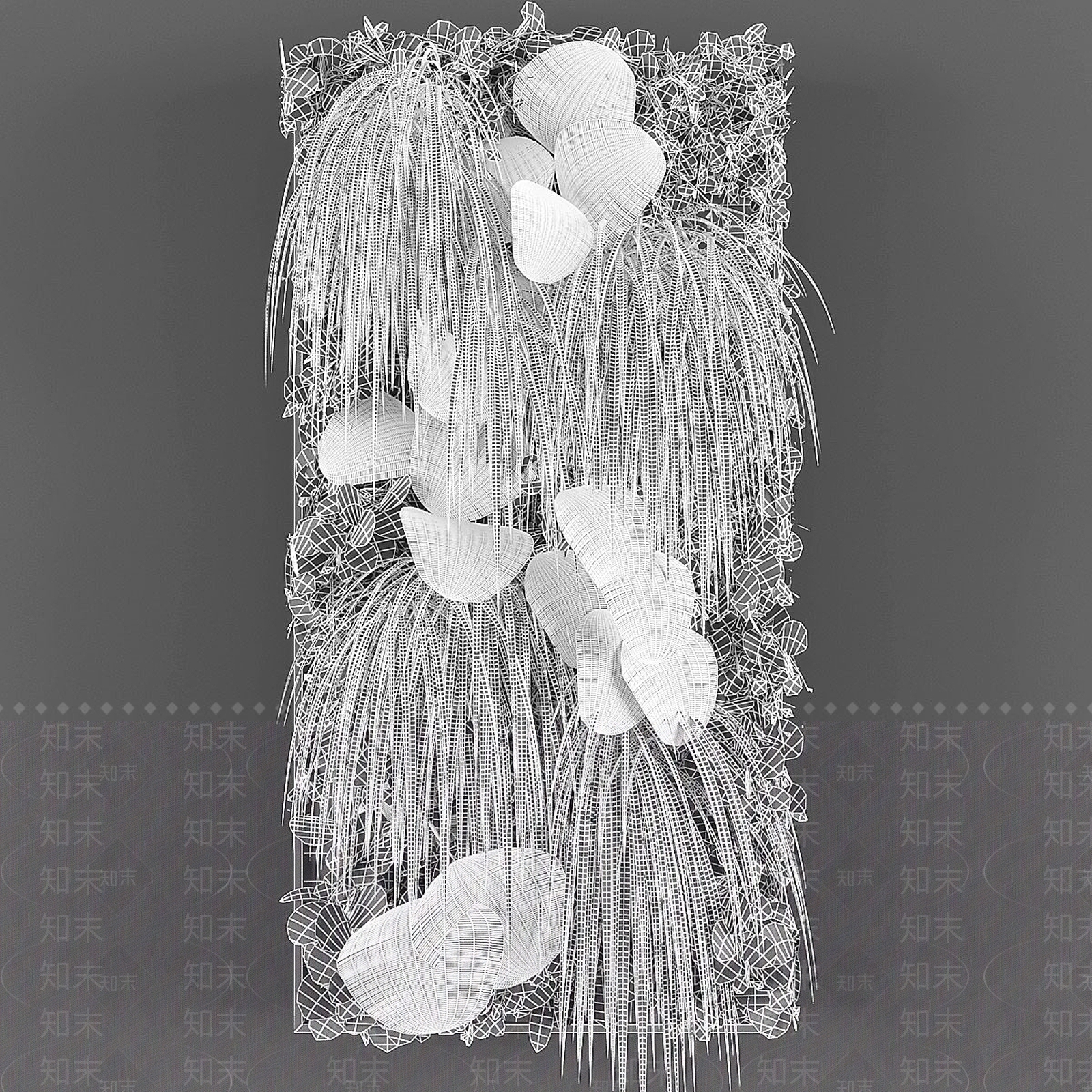 绿植墙3D模型下载【ID:1181965544】