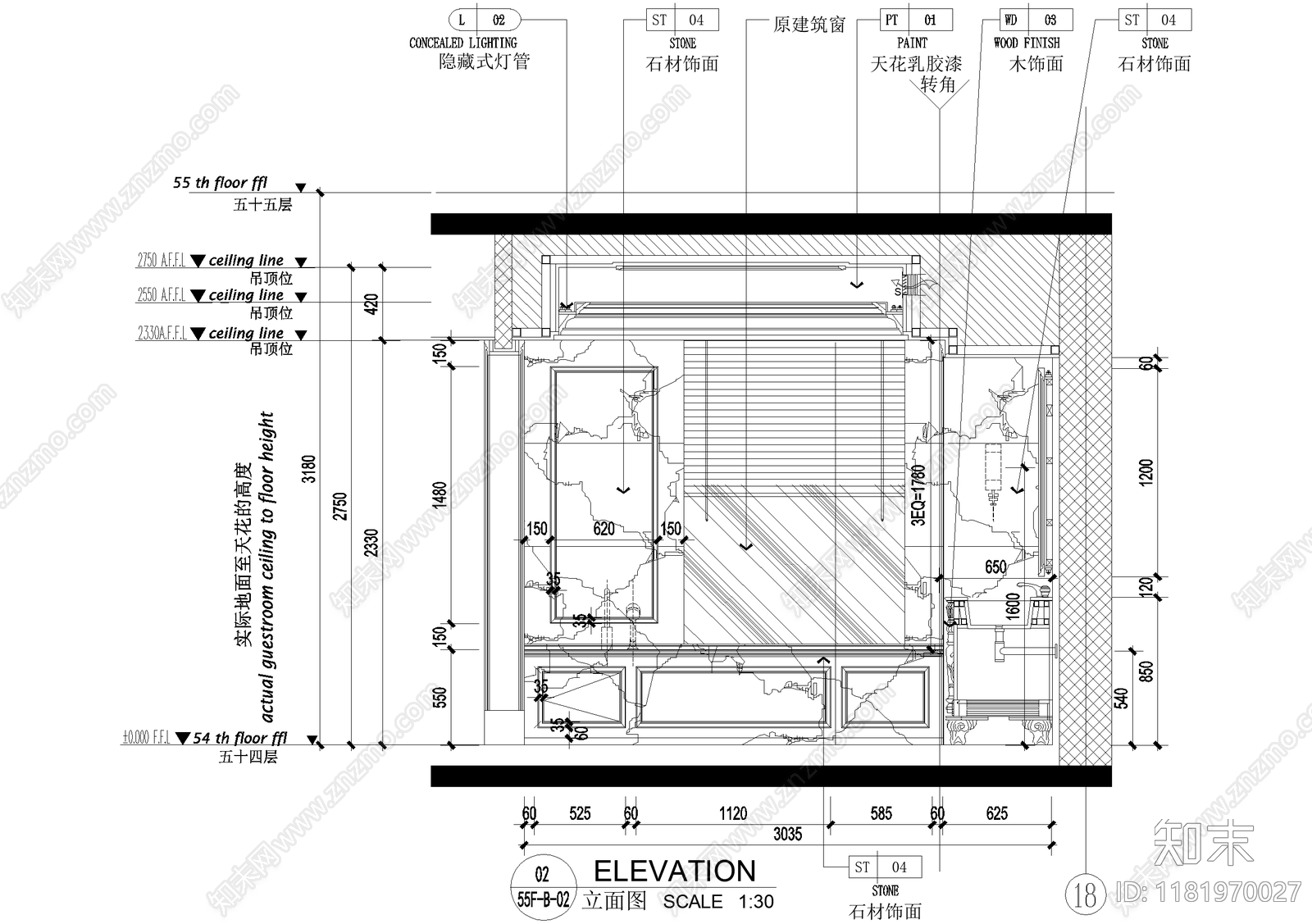 卫生间cad施工图下载【ID:1181970027】