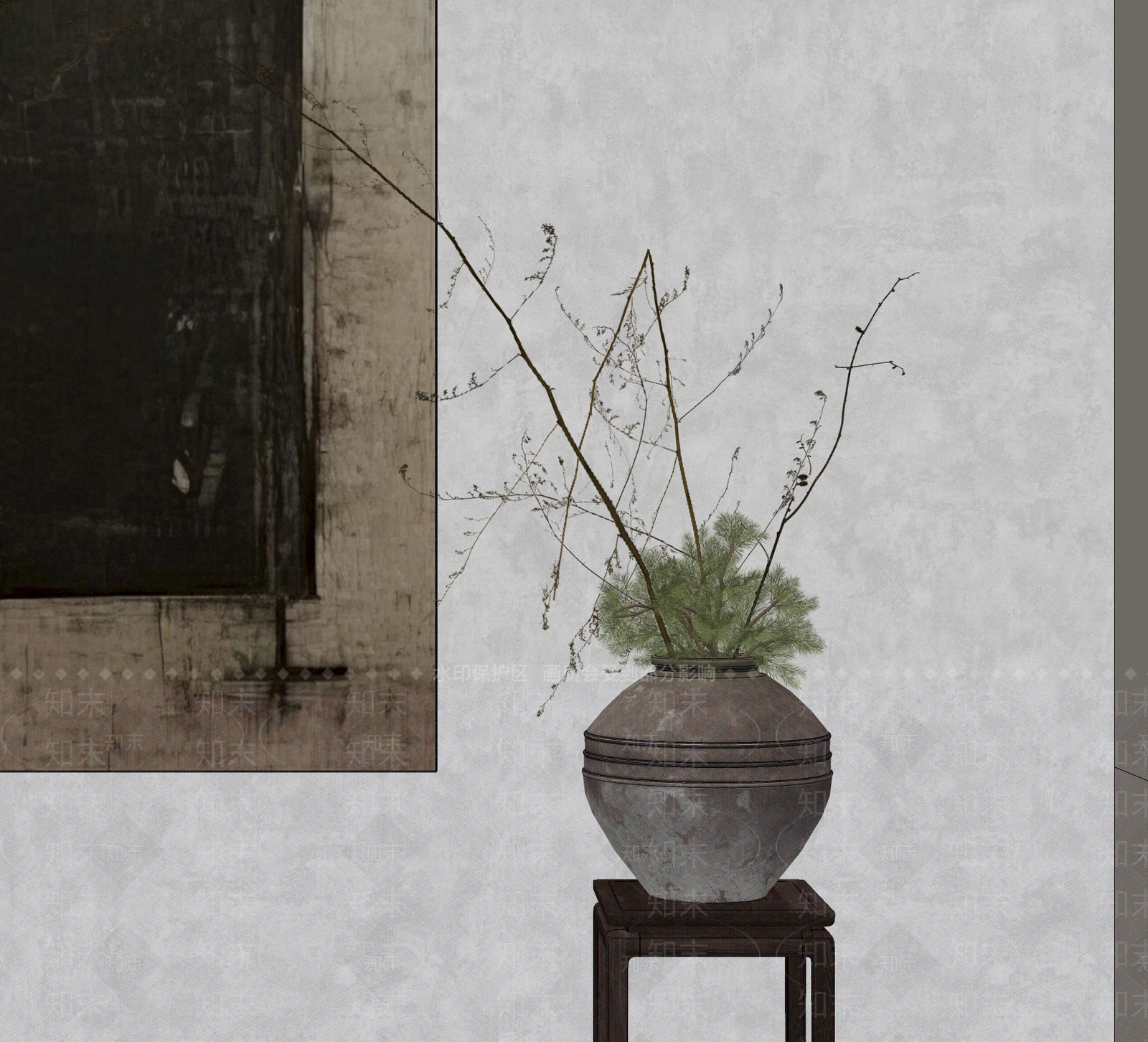 盆栽SU模型下载【ID:1181974297】
