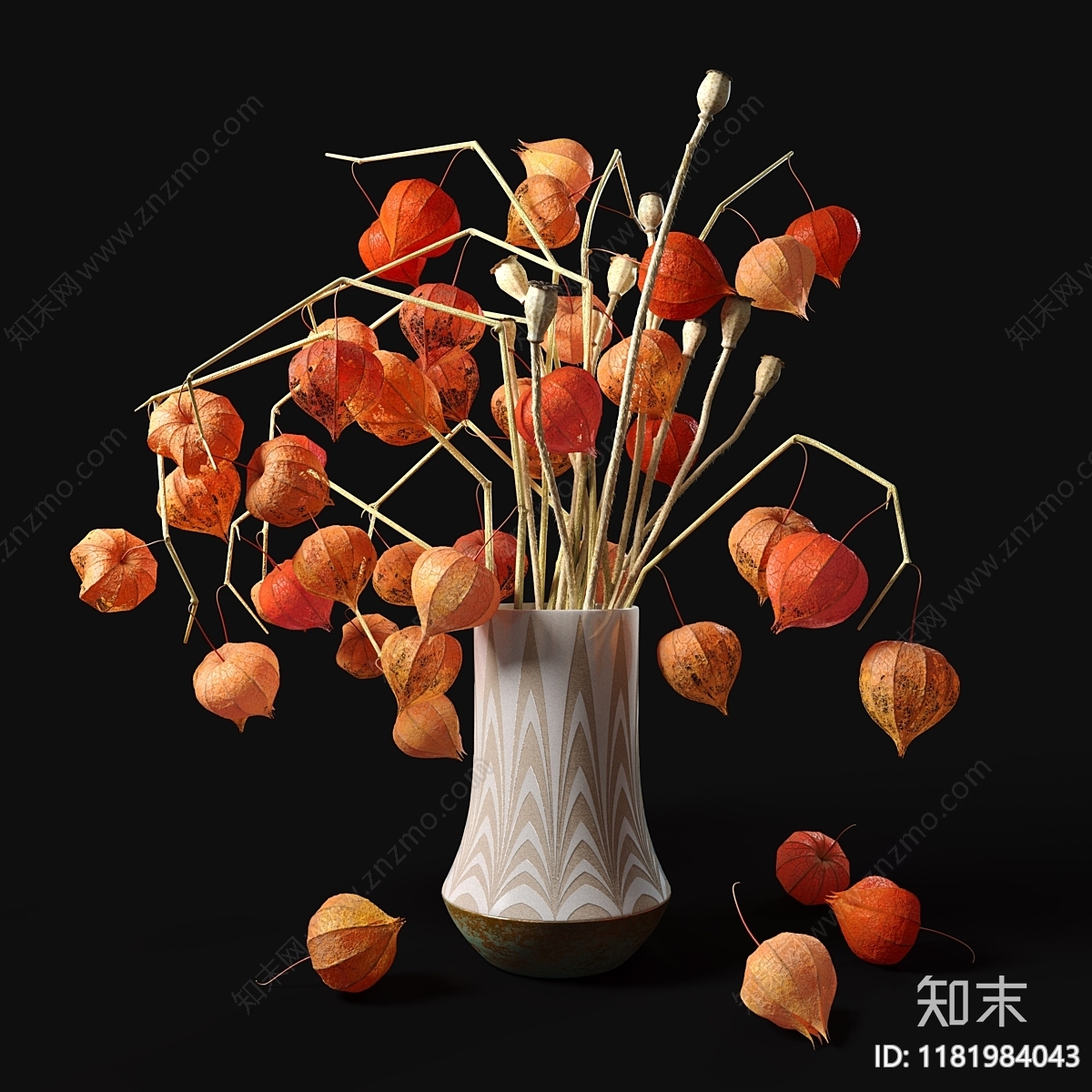 花艺3D模型下载【ID:1181984043】