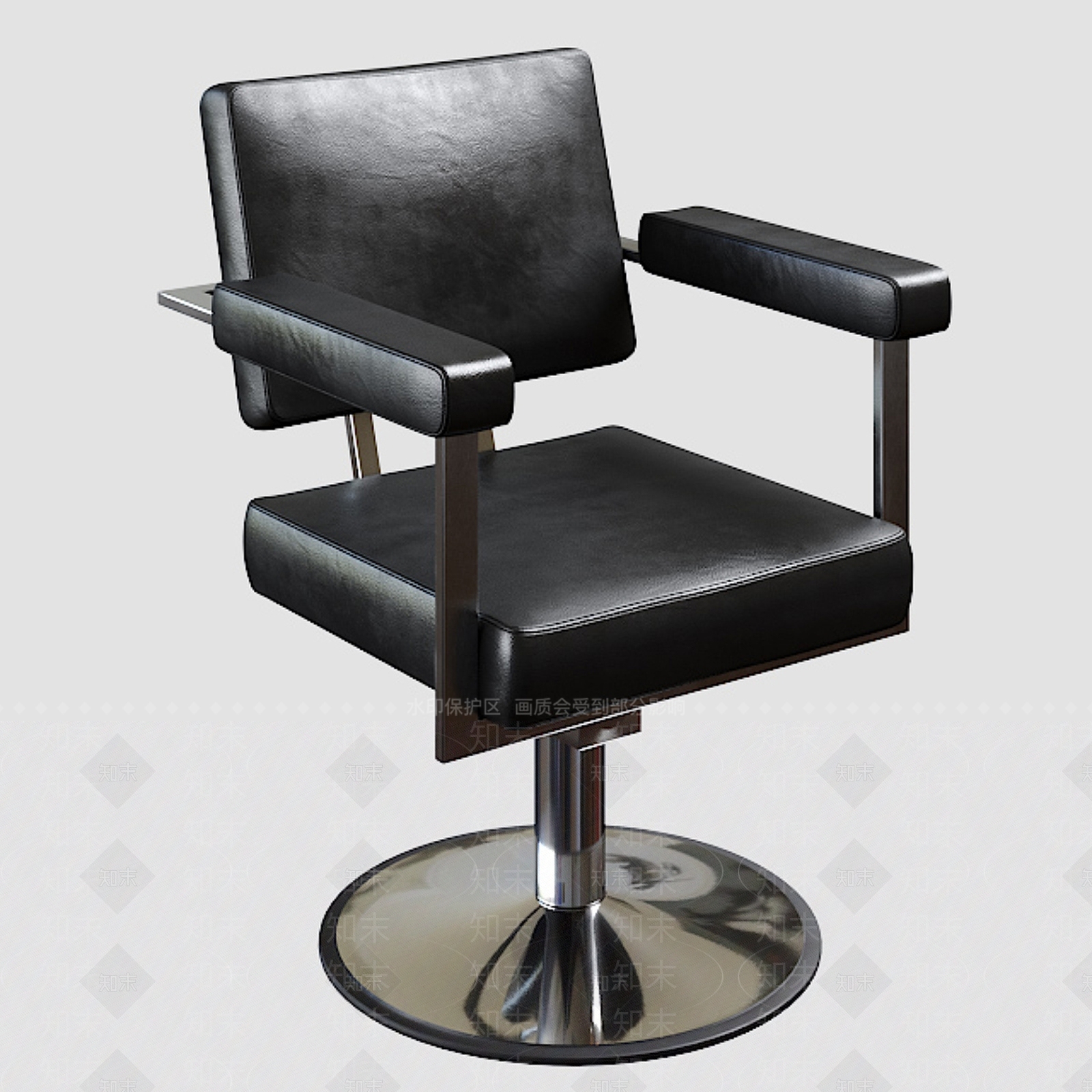 现代欧式办公椅3D模型下载【ID:1181990308】