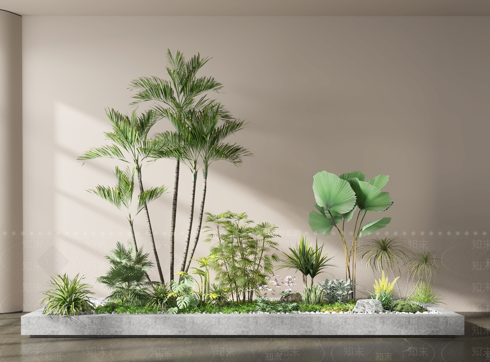 植物堆3D模型下载【ID:1181994623】