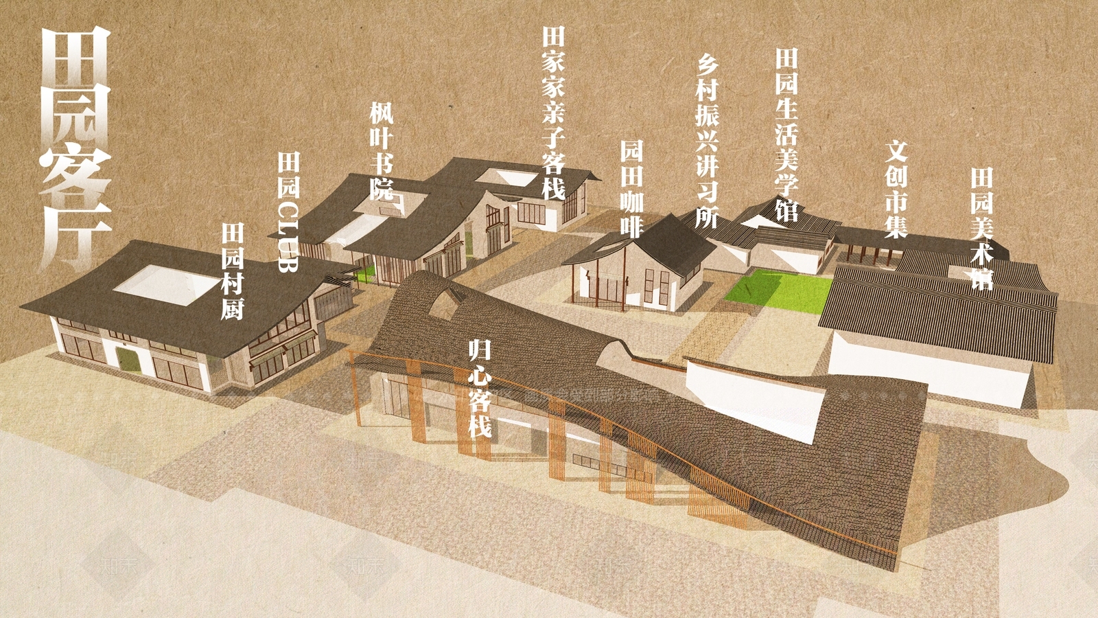 新中式其他商业建筑SU模型下载【ID:1182133341】