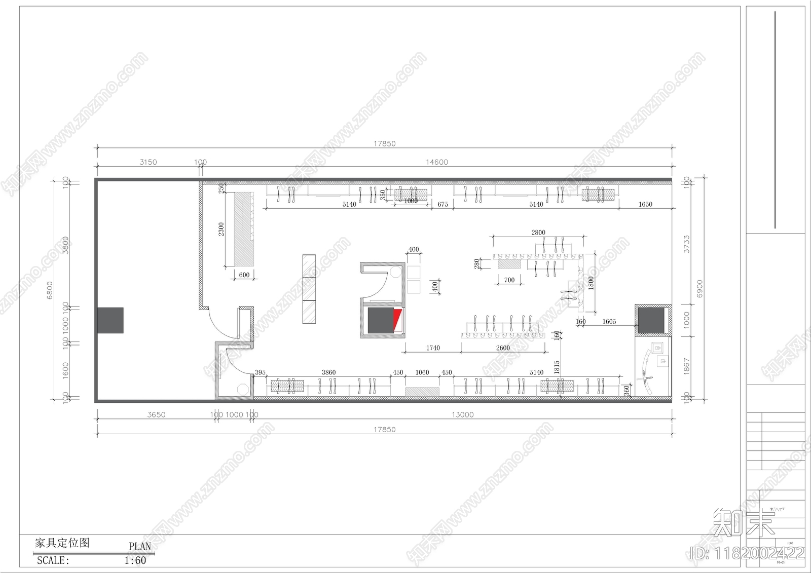 现代服装店cad施工图下载【ID:1182002422】