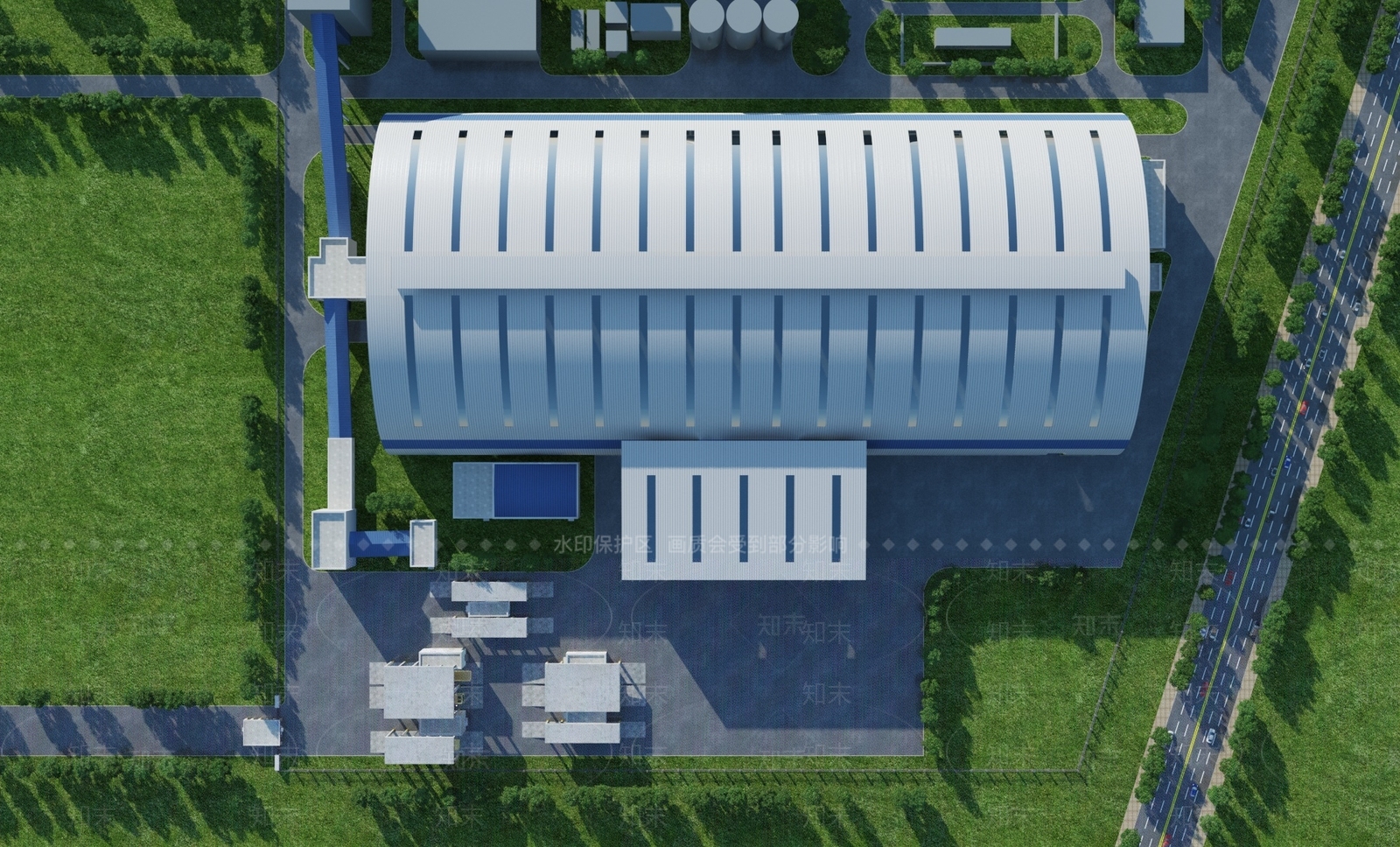 现代厂房3D模型下载【ID:1182006045】