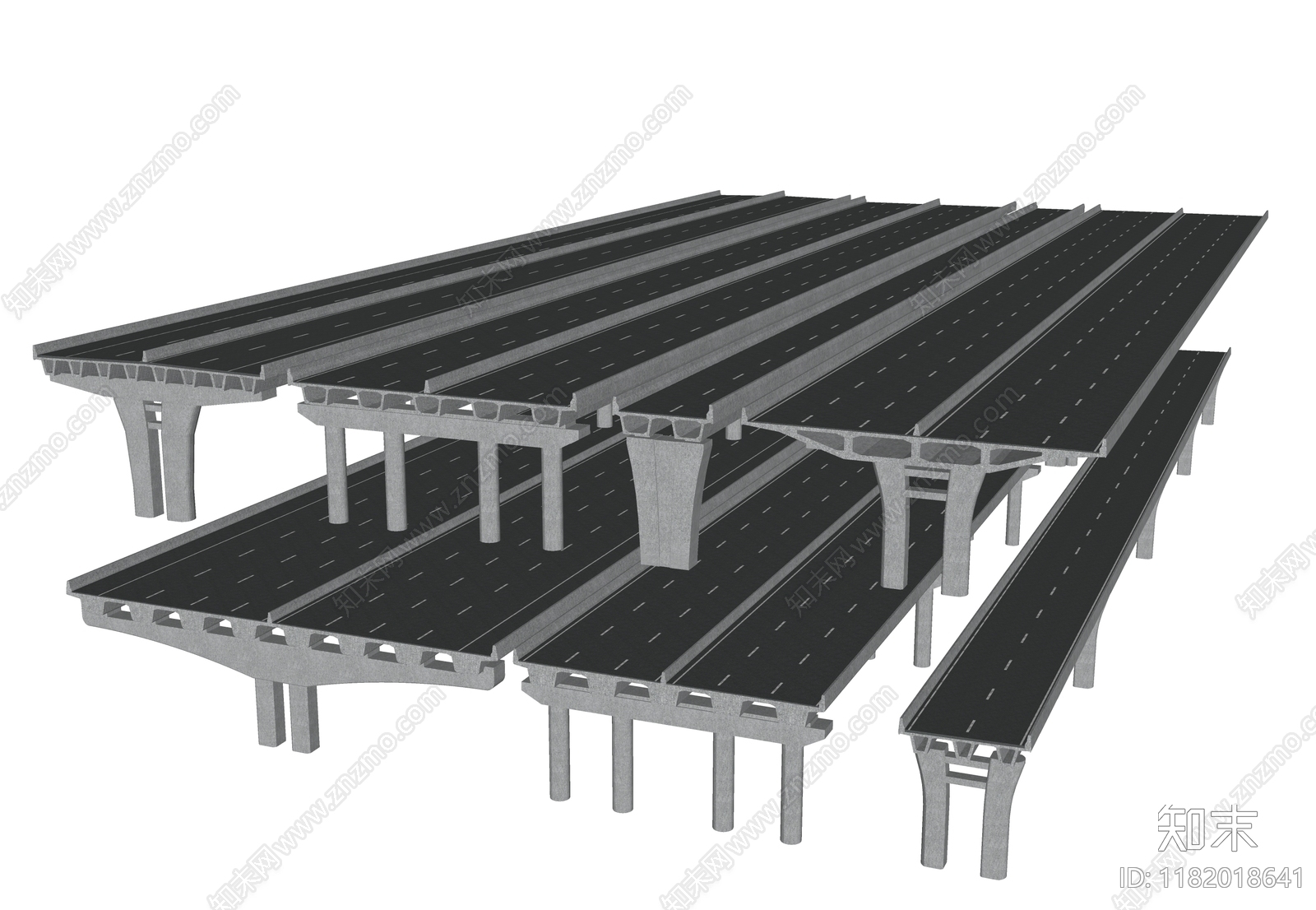 现代道路SU模型下载【ID:1182018641】