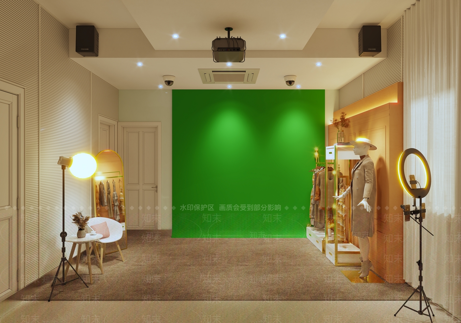 现代服装店SU模型下载【ID:1182023364】