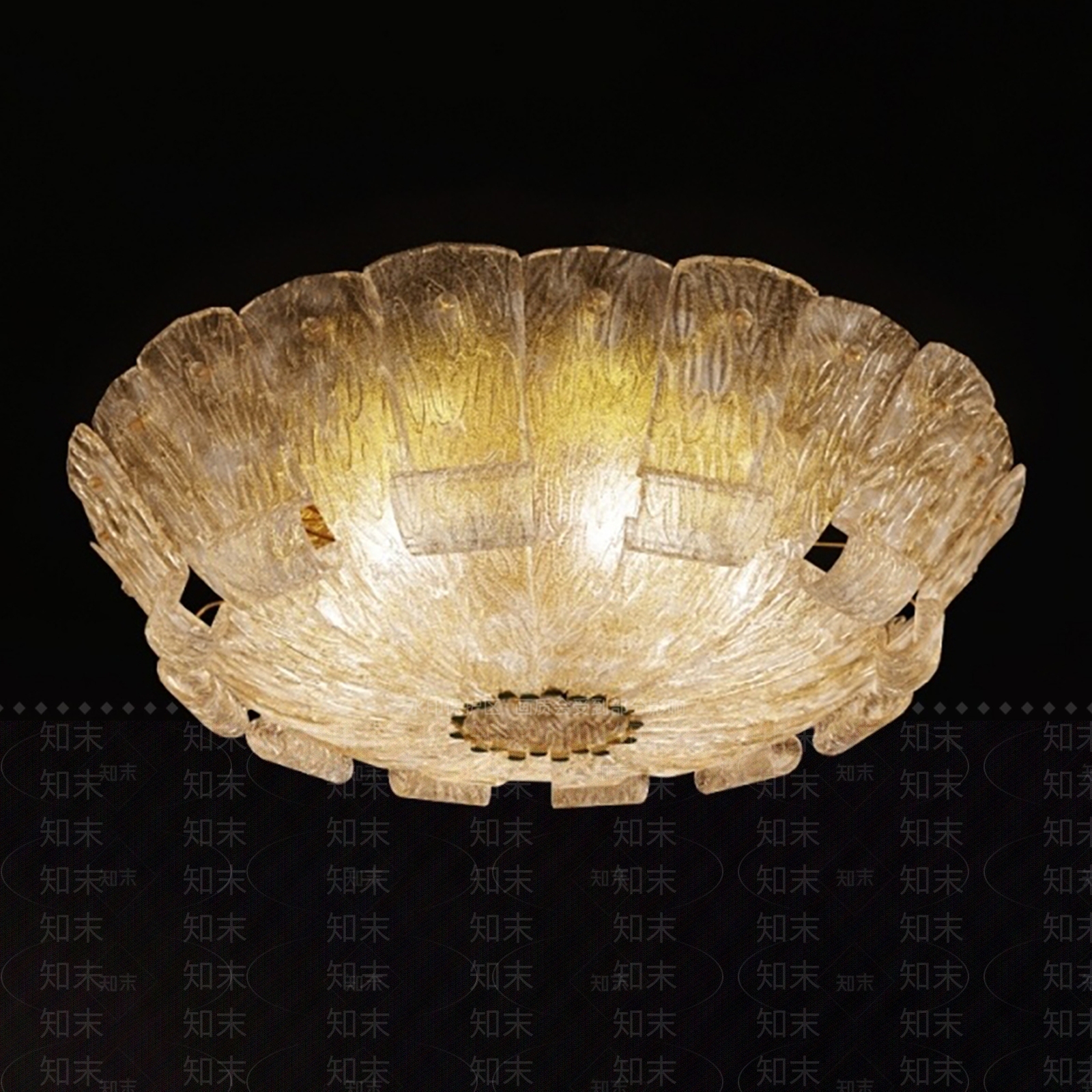 法式欧式吸顶灯3D模型下载【ID:1182032887】
