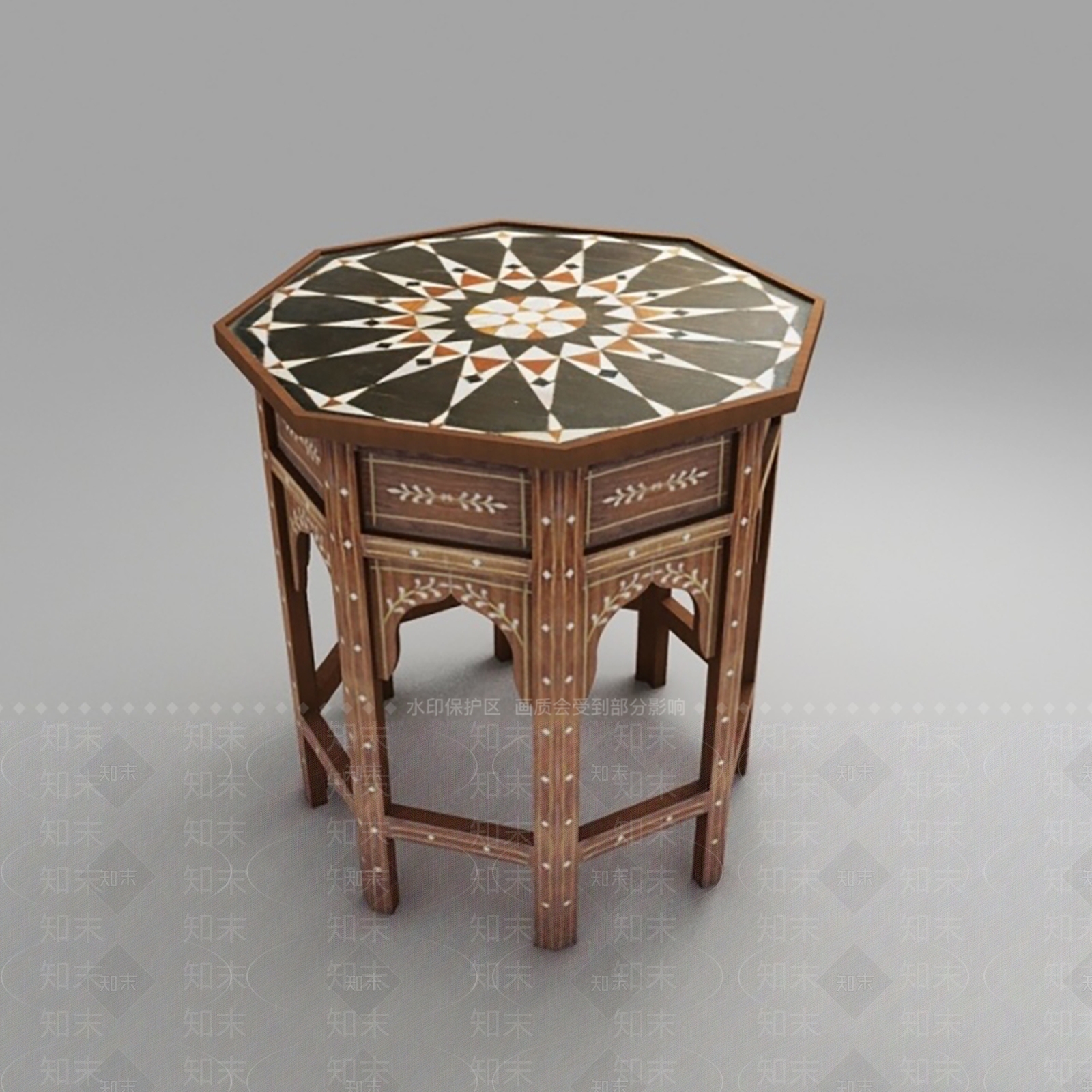 复古中古其他凳子3D模型下载【ID:1182036234】