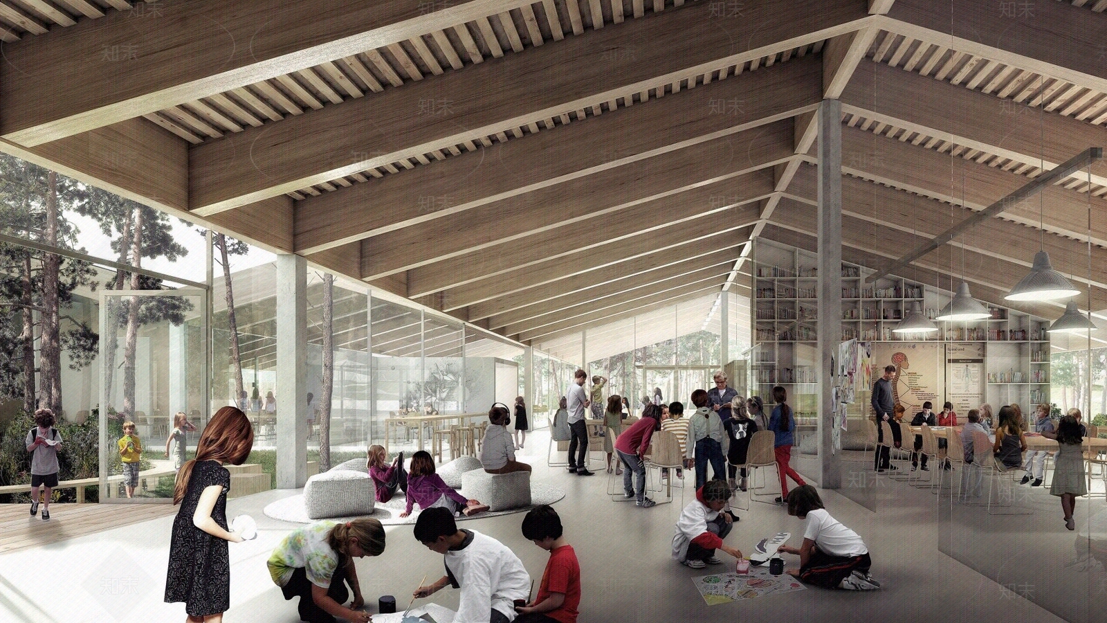 现代新中式其它内景贴图下载【ID:1182036372】