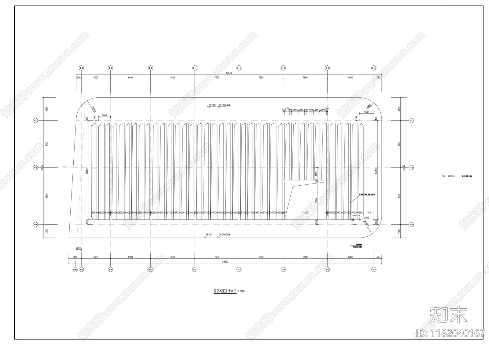 现代医院建筑cad施工图下载【ID:1182040167】